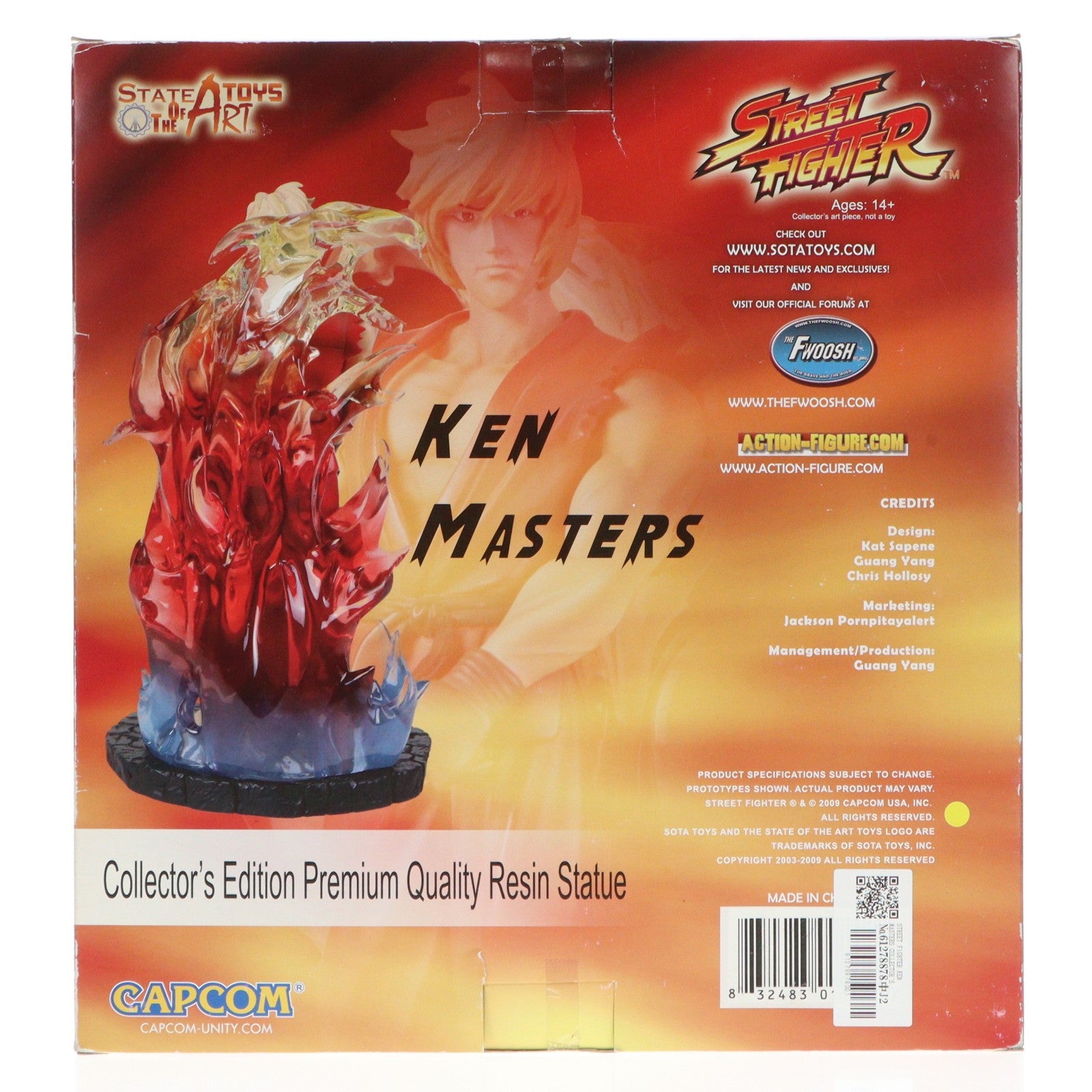 【中古即納】[FIG] KEN MASTERS(ケン・マスターズ) COLLECTOR'S EDITION PREMIUM QUALITY RESIN STATUE ストリートファイター 完成品 フィギュア SOTA TOYS(ソタトイズ)(20091231)