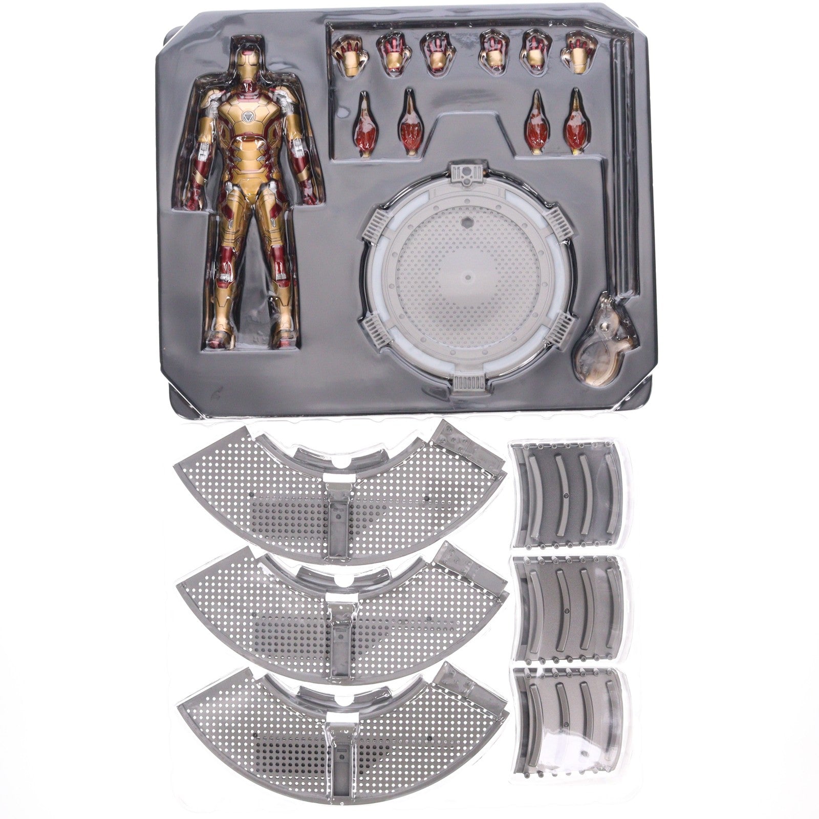 【中古即納】[FIG] Infinity Action Xシリーズ アイアンマン MK42&ライトアップスタンドセット アイアンマン3 1/10 完成品 可動フィギュア(1953) ZD Toys(Zhong Dong Toys)(20260720)