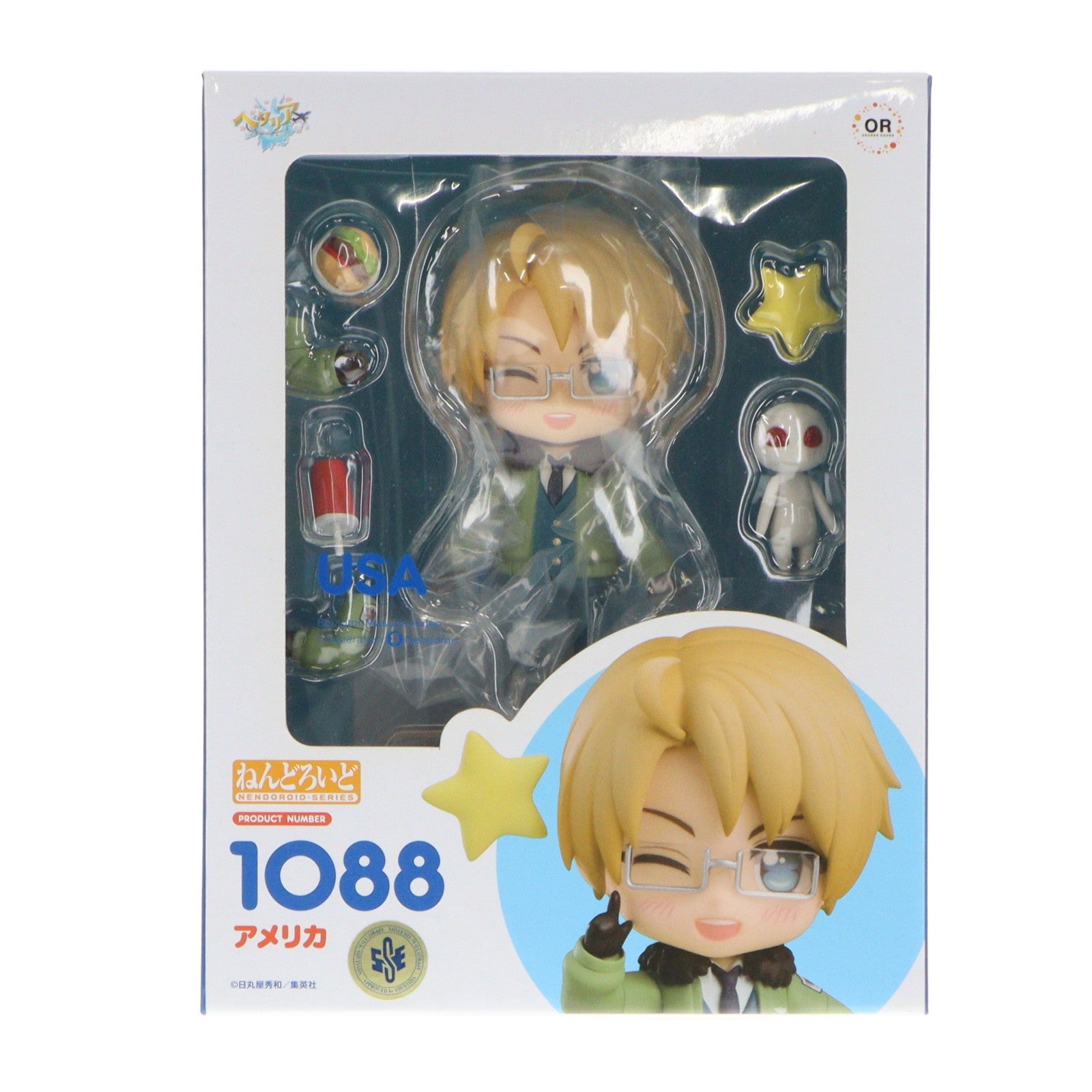 【中古即納】[FIG] ねんどろいど 1088 アメリカ ヘタリア World☆Stars(ワールドスターズ) 完成品 可動フィギュア オランジュ・ルージュ(20190731)