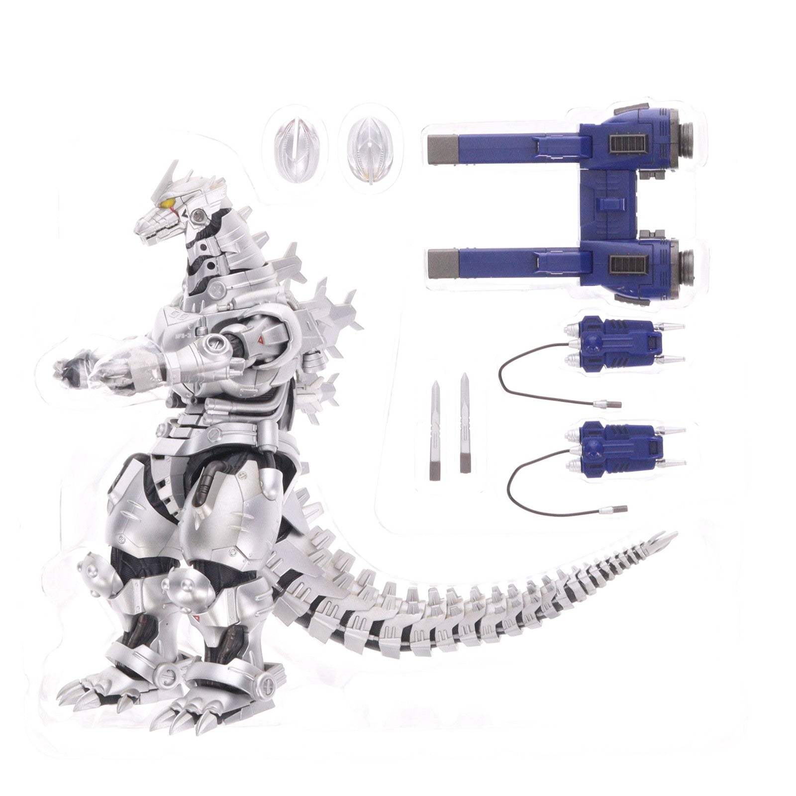 【中古即納】[FIG] S.H.MonsterArts(モンスターアーツ) MFS-3 3式機龍 ゴジラ×メカゴジラ 完成品 可動フィギュア バンダイ(20130914)