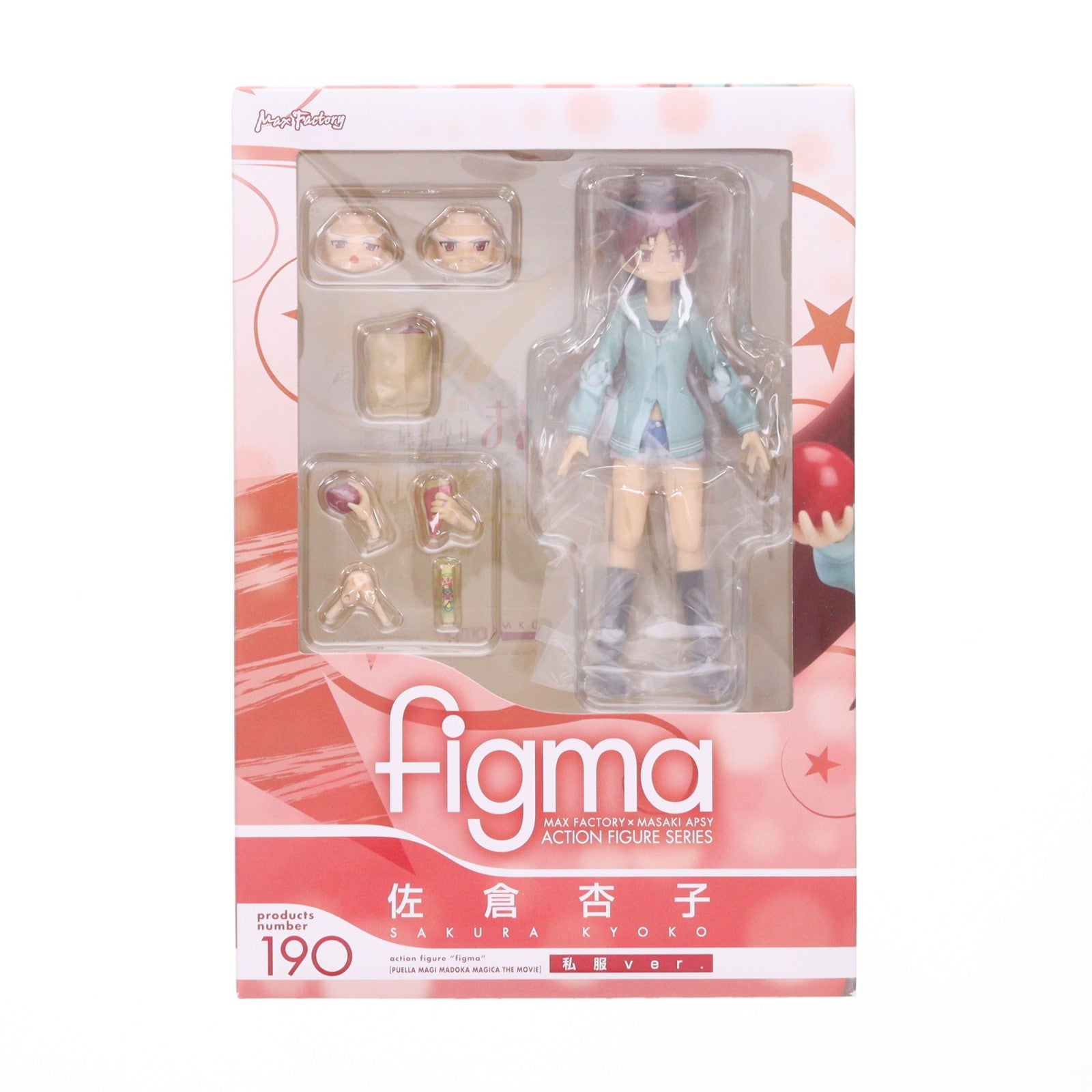 【中古即納】[FIG] figma(フィグマ) 190 佐倉杏子(さくらきょうこ) 私服ver. 劇場版 魔法少女まどか☆マギカ 完成品 可動フィギュア マックスファクトリー(20130824)