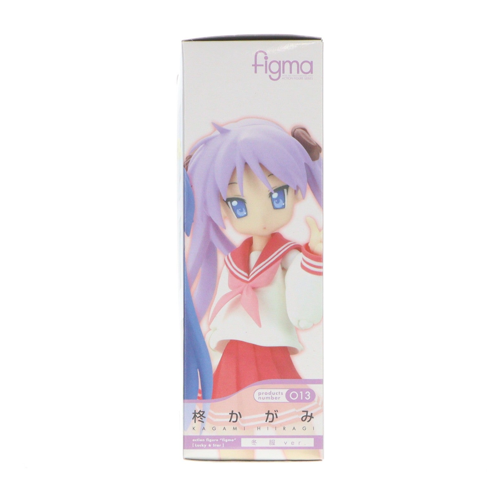 【中古即納】[FIG] figma(フィグマ) 013 柊かがみ(ひいらぎかがみ) 冬服ver. TVアニメ らき☆すた 完成品 可動フィギュア マックスファクトリー(20080913)
