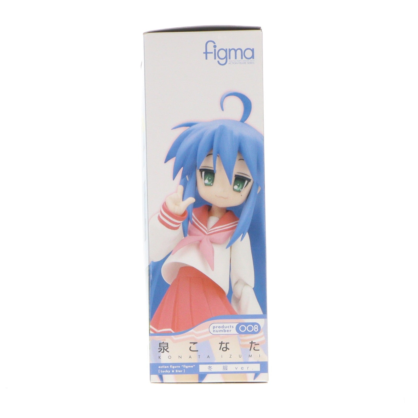 【中古即納】[FIG] figma(フィグマ) 008 泉こなた(いずみこなた) 冬服ver. TVアニメ らき☆すた 完成品 可動フィギュア マックスファクトリー(20080730)