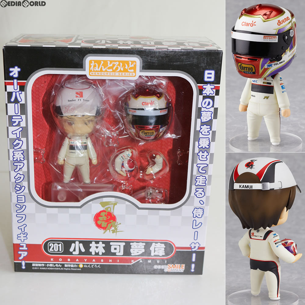 【中古即納】[FIG] ねんどろいど 201 小林可夢偉(こばやしかむい) 完成品 可動フィギュア グッドスマイルカンパニー(20120302)
