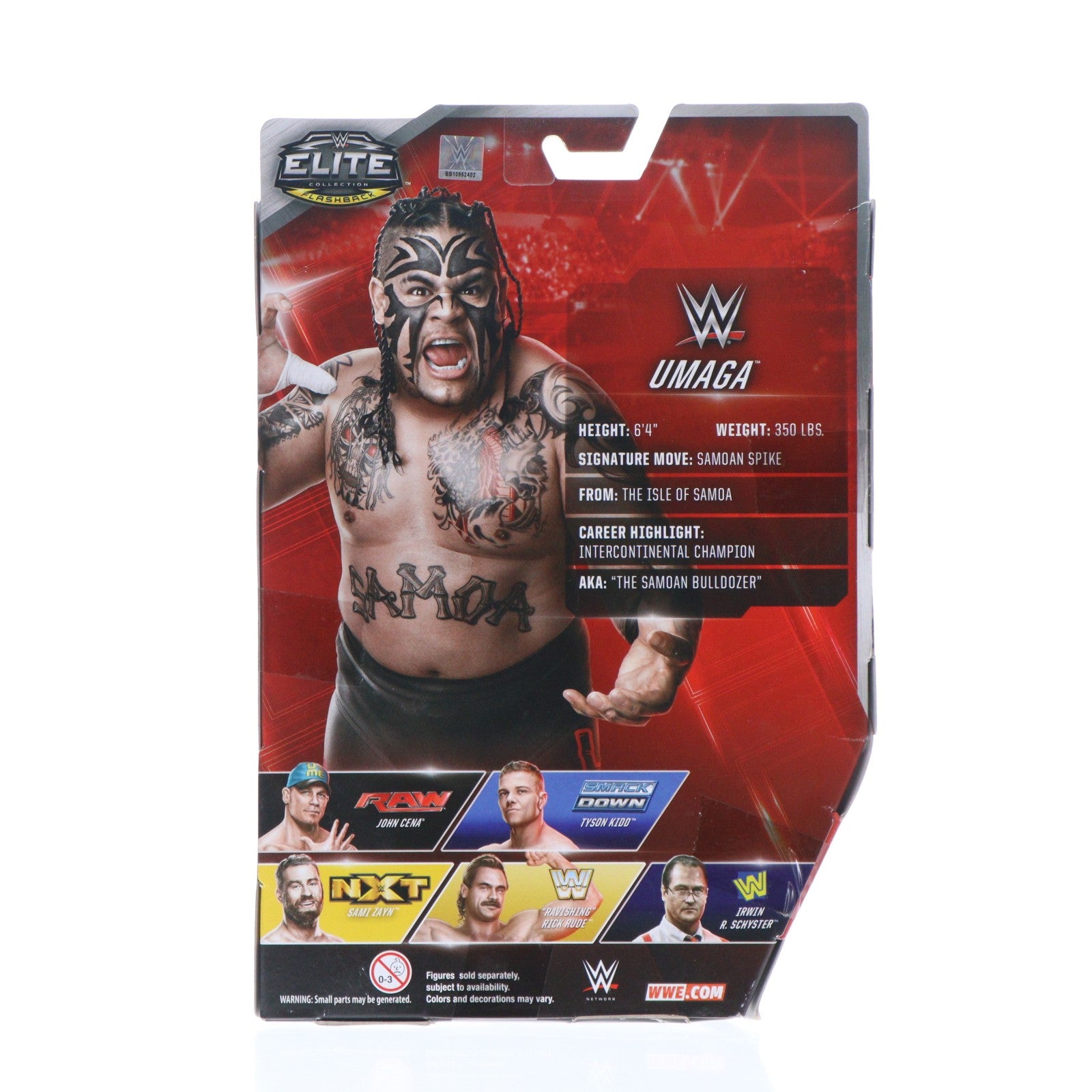 【中古即納】[FIG] ウマガ サロン WWE(ワールド・レスリング・エンターテイメント) エリートコレクション シリーズ 40 フラッシュバック 完成品 アクションフィギュア マテル(20160228)