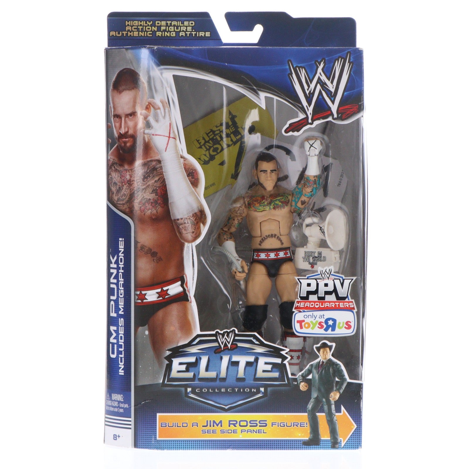 【中古即納】[FIG] トイザらス限定 CMパンク メガホン WWE(ワールド・レスリング・エンターテイメント) エリートコレクション 完成品 アクションフィギュア マテル(20131231)