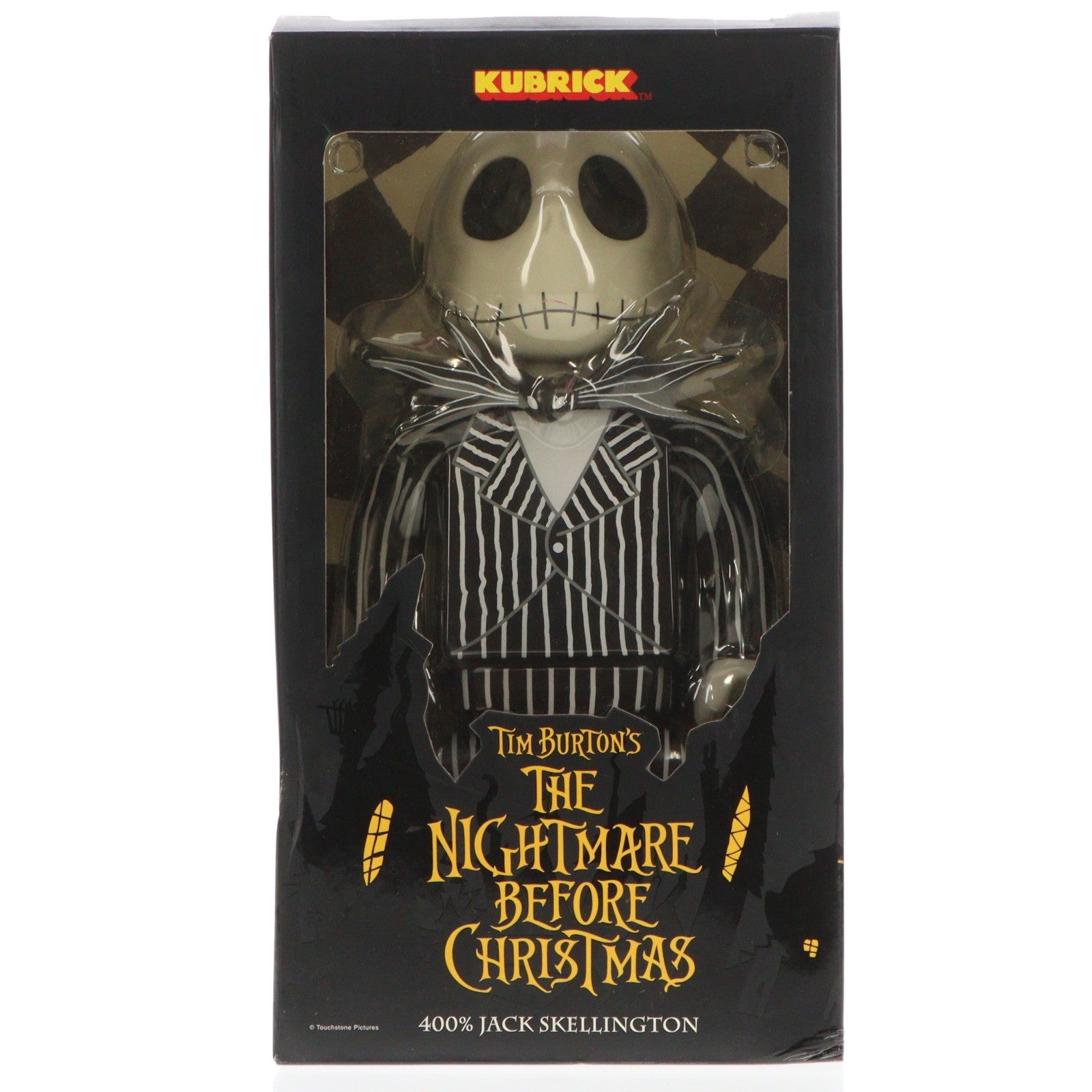 【中古即納】[FIG] 400% KUBRICK(キューブリック) No.223 ジャック・スケリントン The Nightmare Before Christmas(ナイトメアー・ビフォア・クリスマス) 完成品 可動フィギュア メディコム・トイ(20061231)