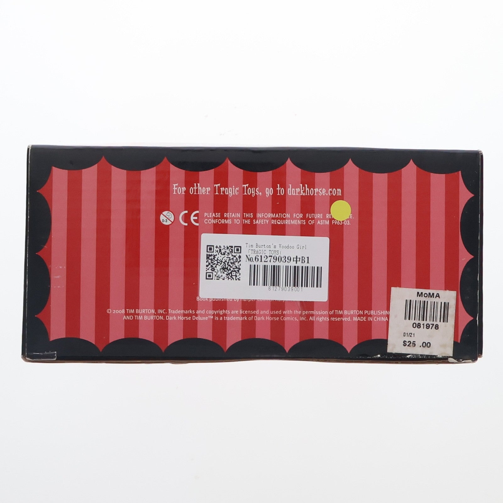 【中古即納】[FIG] Tim Burton's Voodoo Girl Book&Figure Boxed Set TRAGIC TOYS 完成品 フィギュア ダークホース(19991231)