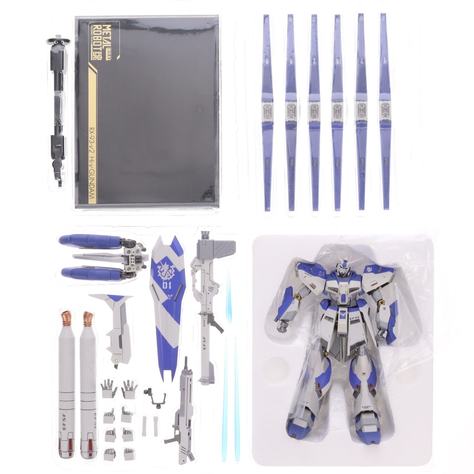 【中古即納】[FIG] METAL ROBOT魂 Hi-νガンダム 機動戦士ガンダム 逆襲のシャア ベルトーチカ・チルドレン 完成品 可動フィギュア バンダイ(20150117)