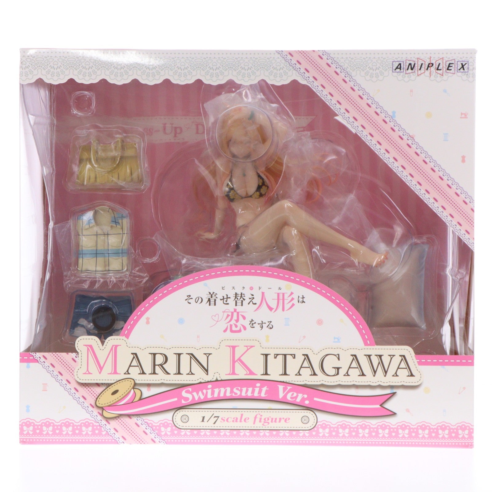 【中古即納】[FIG] ANIPLEX+限定 連動購入キャンペーン特典付属 喜多川海夢(きたがわまりん) 水着Ver. その着せ替え人形は恋をする 1/7 完成品 フィギュア(MD22-0300001) アニプレックス(20231231)