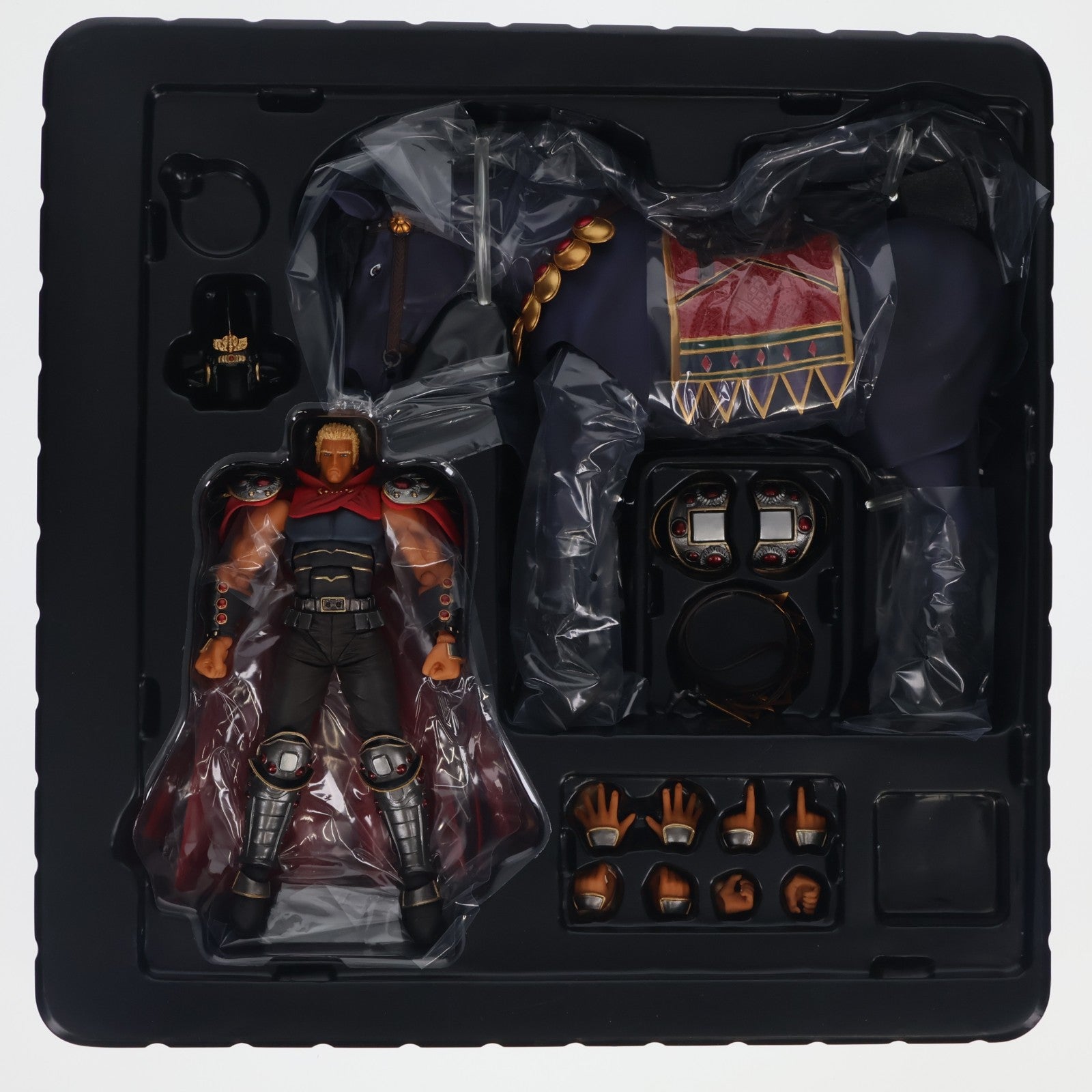 【中古即納】[FIG] リボルテック 北斗の拳REVOLUTION(レボリューション) No.014 ラオウ&黒王号 北斗の拳 完成品 可動フィギュア 海洋堂(20090830)