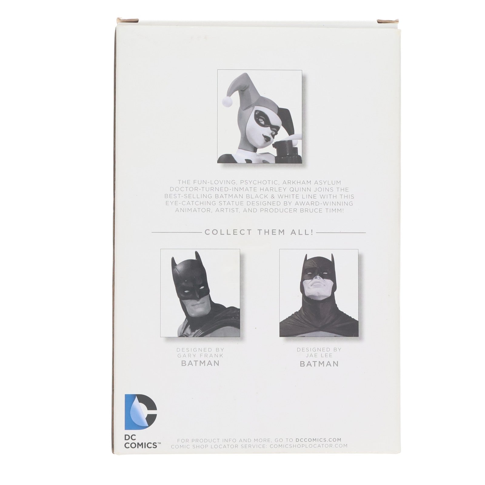 【中古即納】[FIG] ブラック&ホワイト ハーレイ・クイン ブルースティム版 スタチュー バットマン:マッドラブ BATMAN 完成品 フィギュア DCコレクタブルズ(DCダイレクト)(20141023)