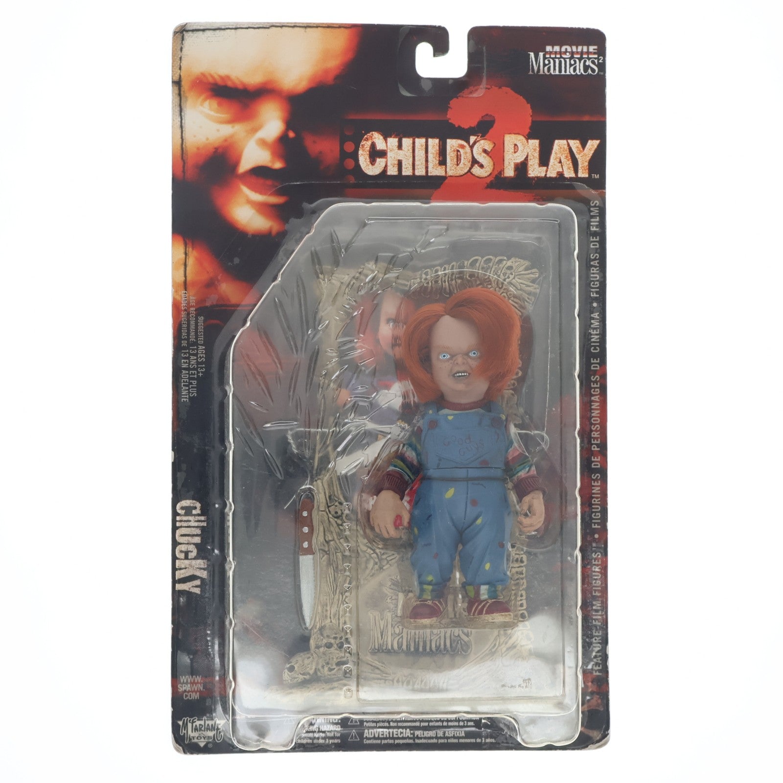 【中古即納】[FIG] ムービー・マニアックス2 チャッキー チャイルド・プレイ2 完成品 可動フィギュア マクファーレン・トイズ(19991231)