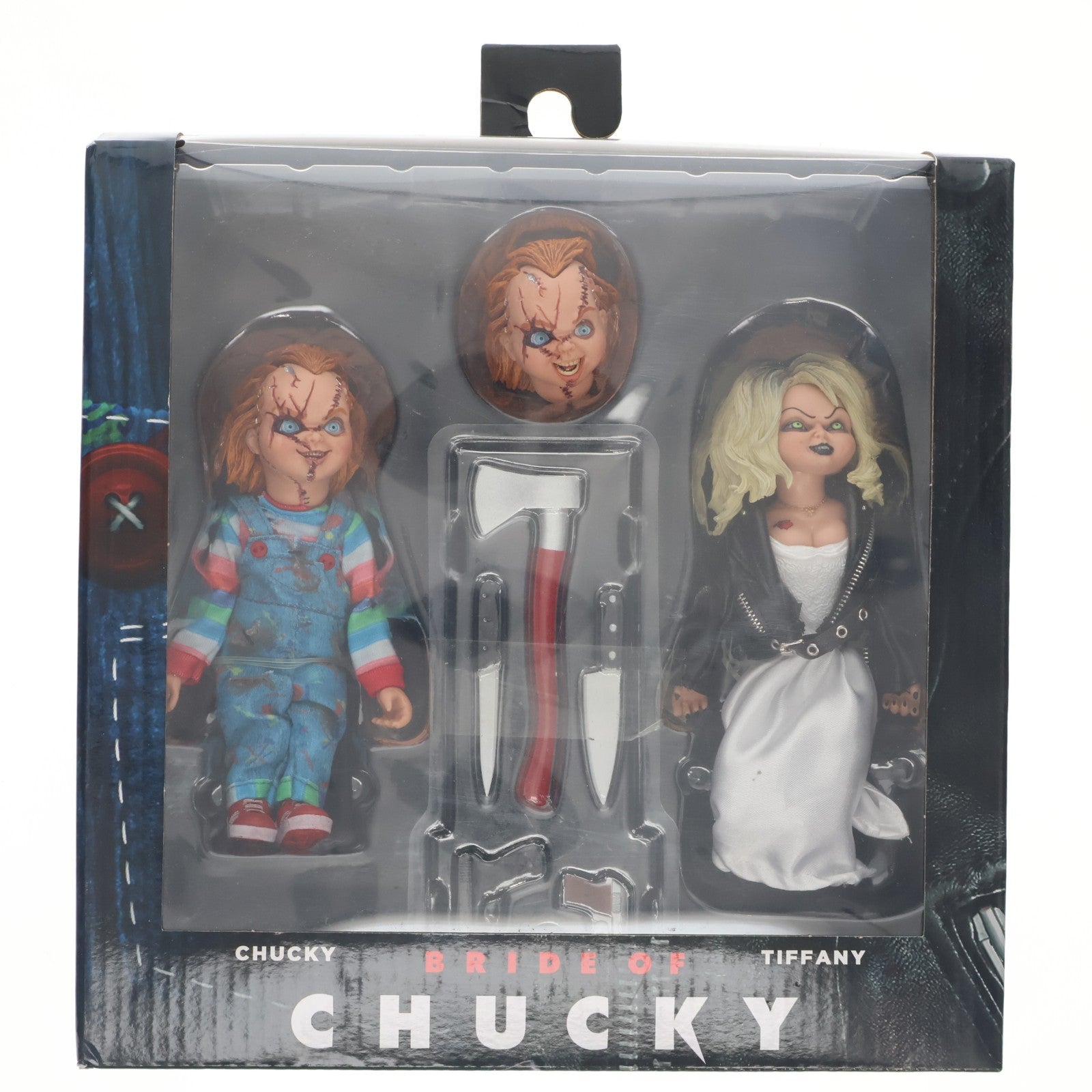 【中古即納】[FIG] チャッキー&ティファニー チャイルドプレイ チャッキーの花嫁 アクションドール 2PK 完成品 可動フィギュア ネカ(20220610)
