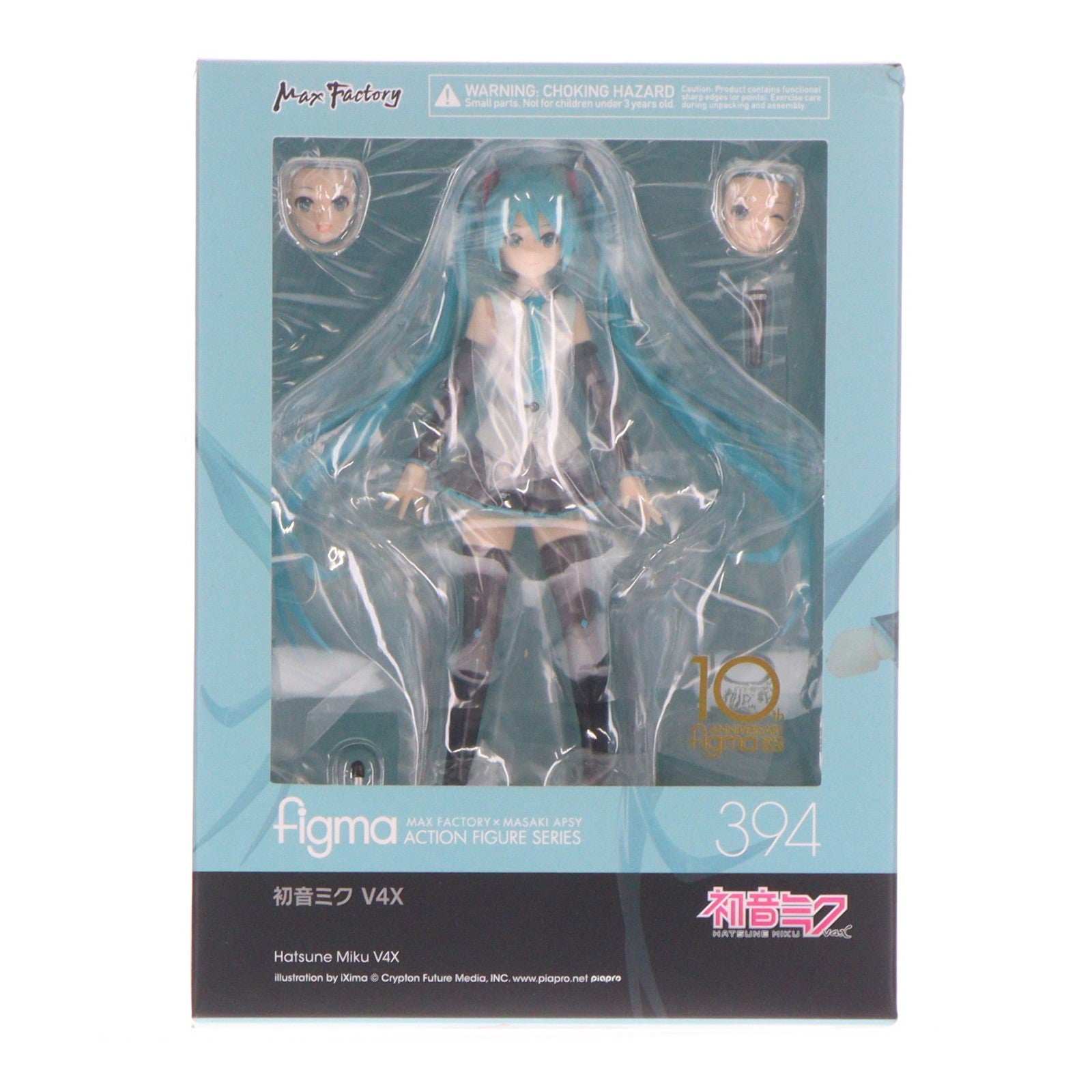 【中古即納】[FIG] figma(フィグマ) 394 初音ミク V4X キャラクター・ボーカル・シリーズ01 初音ミク 完成品 可動フィギュア マックスファクトリー(20181020)
