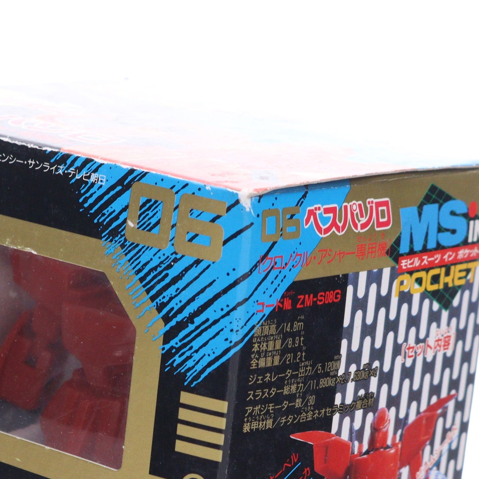 【中古即納】[FIG] MS in Pocket(モビルスーツインポケット) 06 ZM-S08G ベスパ ゾロ(クロノクル・アシャー専用機) 機動戦士Vガンダム 1/144 完成品 可動フィギュア バンダイ(19930731)