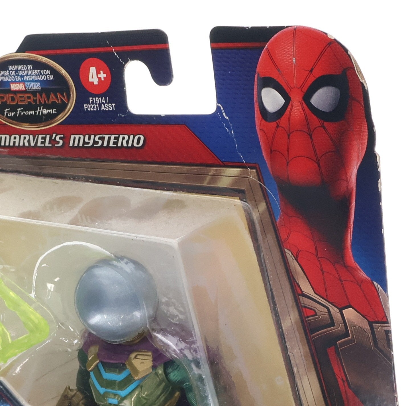 【中古即納】[FIG] ミステリー・ウェブギア ミステリオ スパイダーマン:ファー・フロム・ホーム 完成品 6インチ アクションフィギュア(F1914) ハズブロ(20211231)