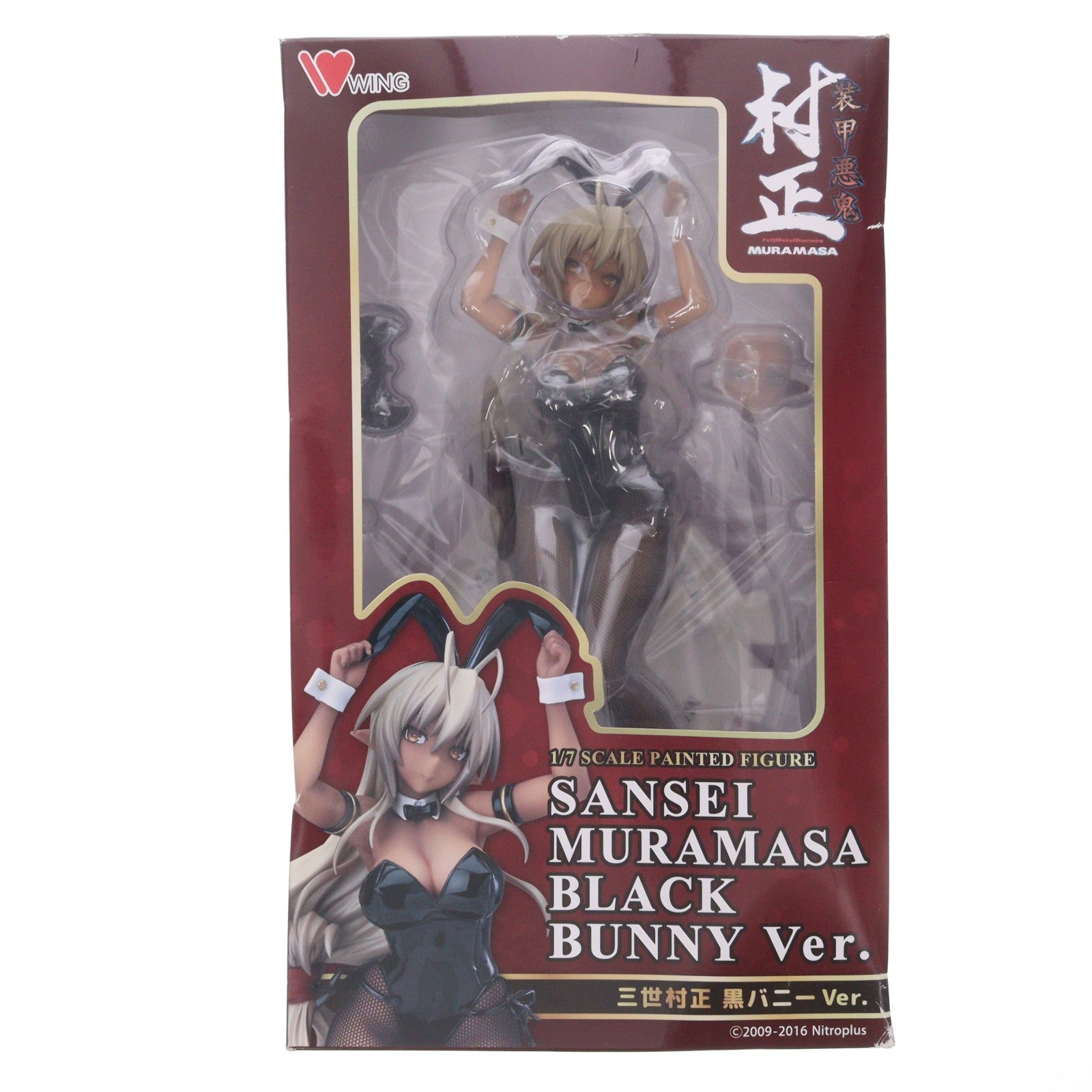 【中古即納】[FIG] 三世村正 黒バニーVer. 装甲悪鬼村正 1/7 完成品 フィギュア WING(ウイング)(20160714)