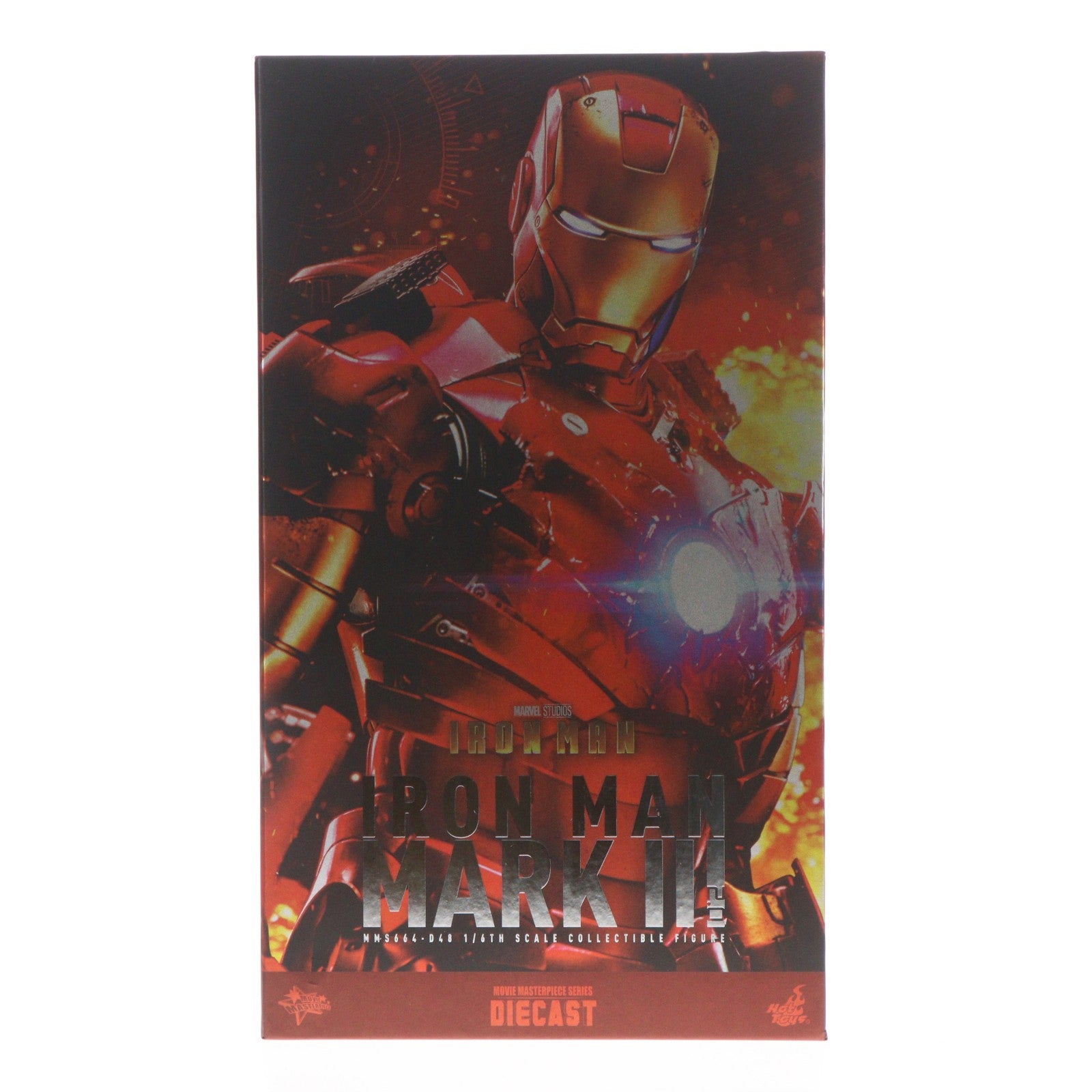 【中古即納】[FIG] ムービー・マスターピース DIECAST アイアンマン・マーク3(2.0版) 1/6 完成品 可動フィギュア(MMS664D48)(海外流通版) ホットトイズ(20231031)
