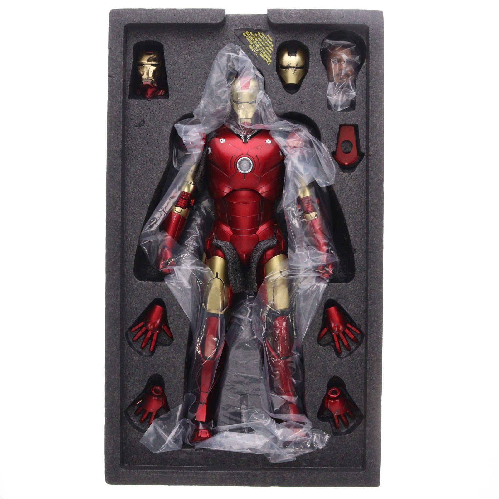 【中古即納】[FIG] ムービー・マスターピース DIECAST アイアンマン・マーク3(2.0版) 1/6 完成品 可動フィギュア(MMS664D48)(海外流通版) ホットトイズ(20231031)