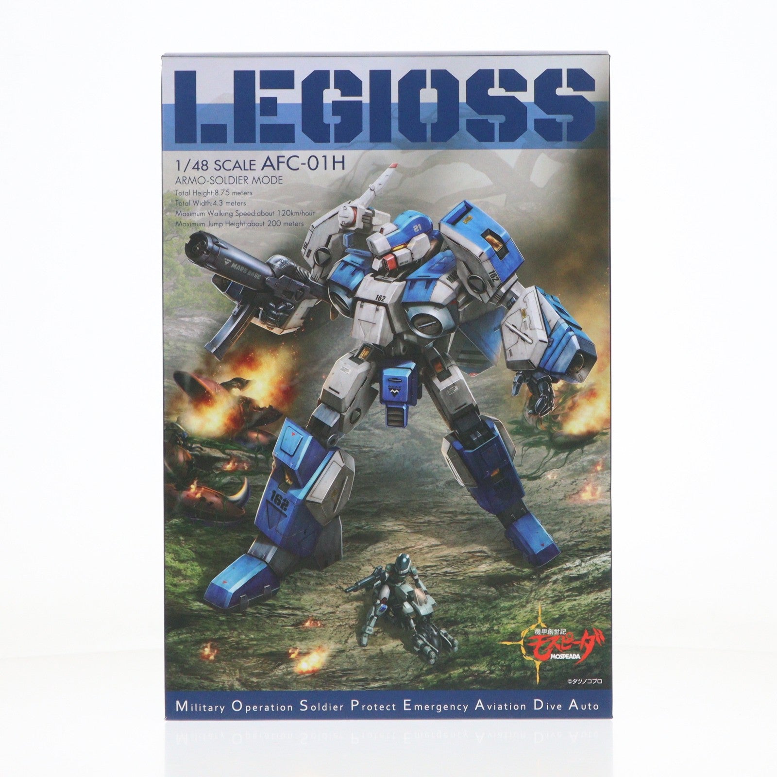 【中古即納】[FIG] RIOBOT AFC-01H レギオス・エータ 機甲創世記モスピーダ 1/48 完成品 可動フィギュア 千値練(せんちねる)(20200621)