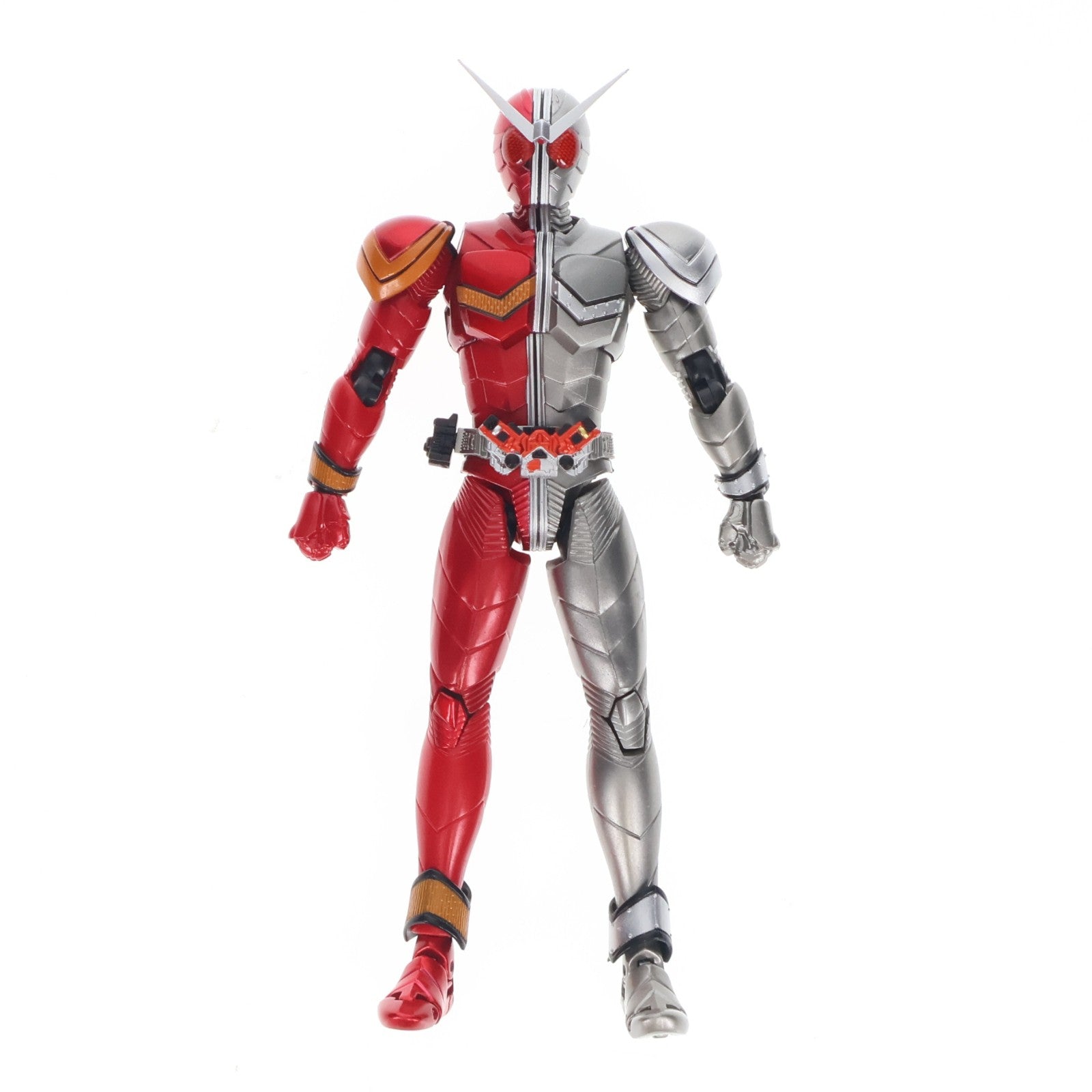 【中古即納】[FIG] S.H.Figuarts(フィギュアーツ) 仮面ライダーW(ダブル) ヒートメタル 完成品 可動フィギュア バンダイ(20100320)