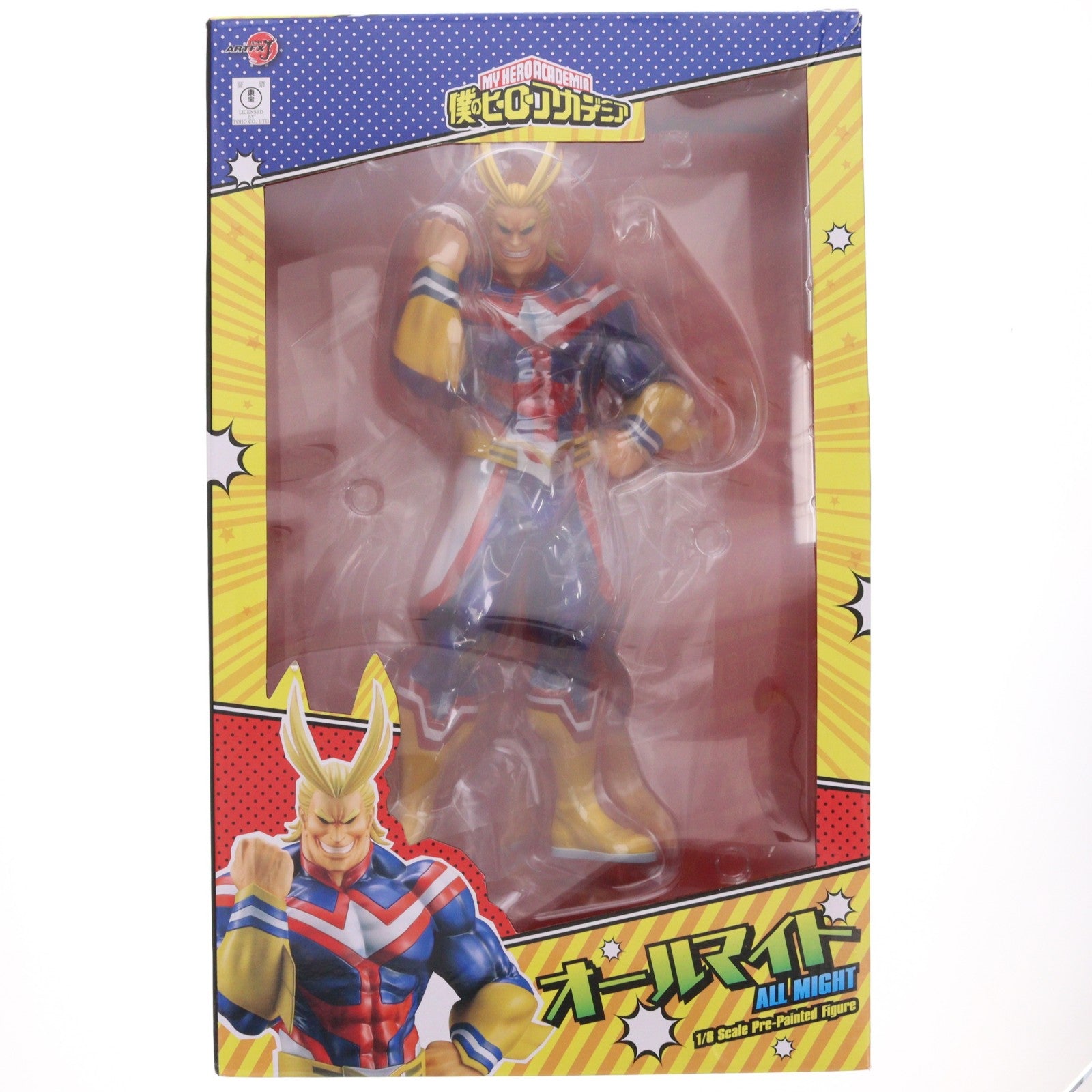 【中古即納】[FIG] ARTFX J オールマイト 僕のヒーローアカデミア 1/8 完成品 フィギュア(PP870) コトブキヤ(20201031)