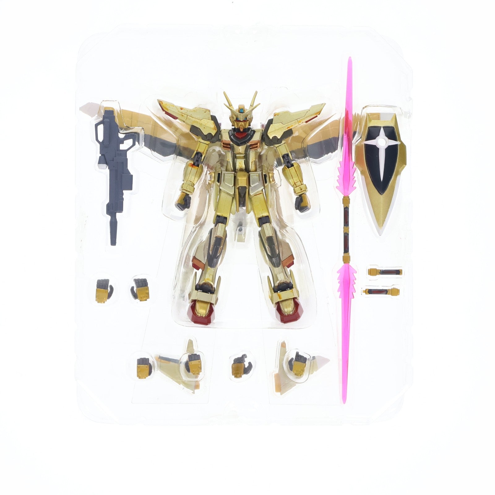 【中古即納】[FIG] MS IN ACTION!!(モビルスーツ・イン・アクション) ORB-01 アカツキ(オオワシ装備型) 機動戦士ガンダムSEED DESTINY(シード デスティニー) 完成品 可動フィギュア バンダイ(20070324)