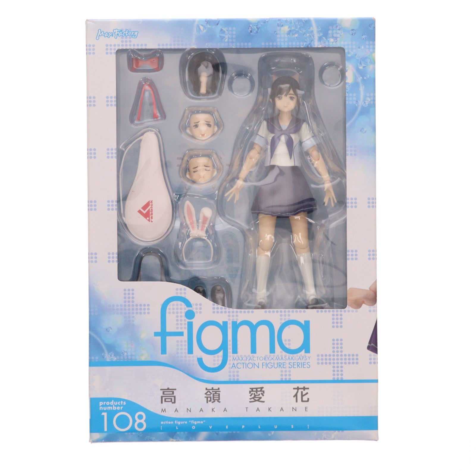 【中古即納】[FIG] figma(フィグマ) 108 高嶺愛花(たかねまなか) ラブプラス+ 完成品 可動フィギュア マックスファクトリー(20111001)