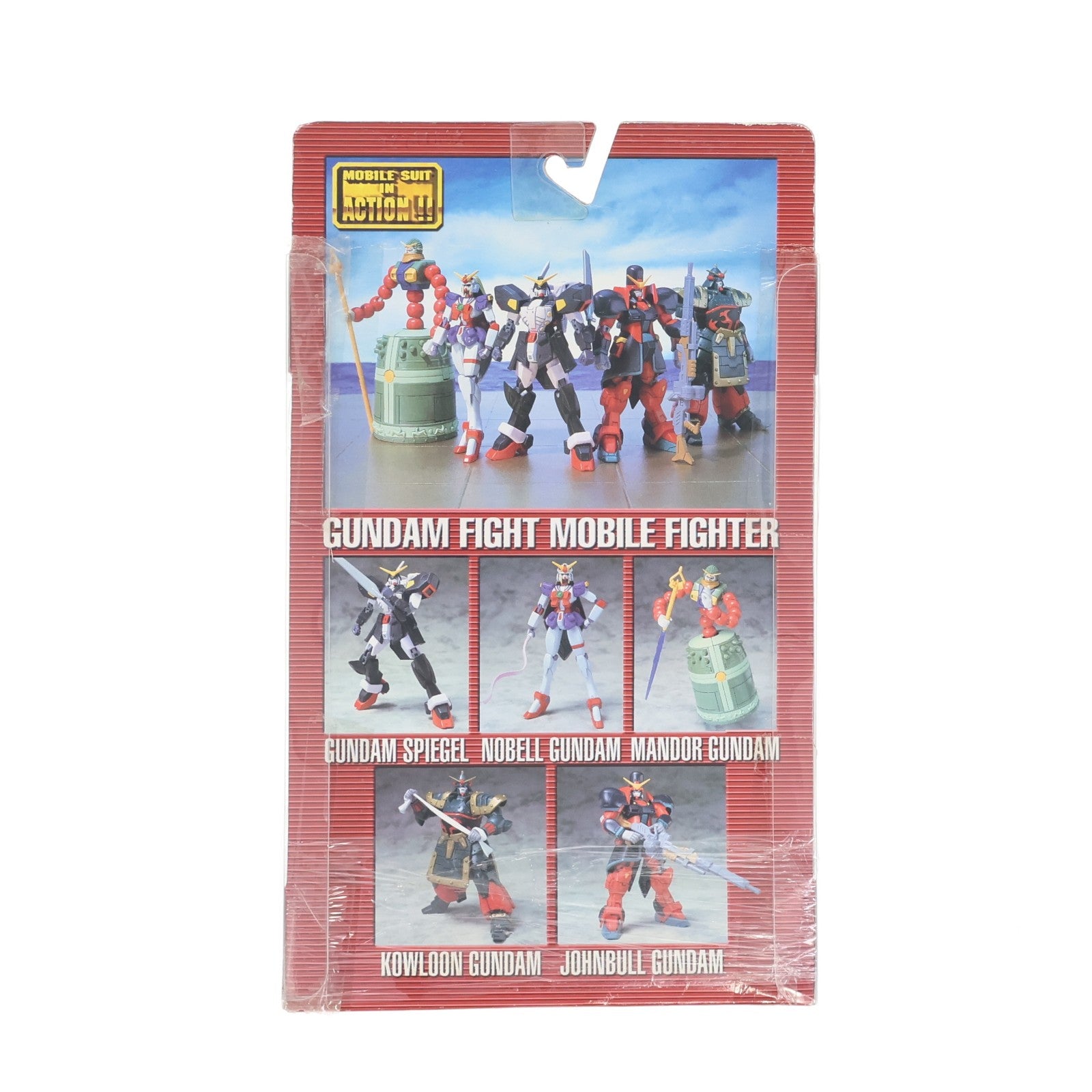 【中古即納】[FIG] MS IN ACTION!!(モビルスーツ・イン・アクション) GF13-001NH クーロンガンダム 機動武闘伝Gガンダム 完成品 可動フィギュア バンダイ(20020831)