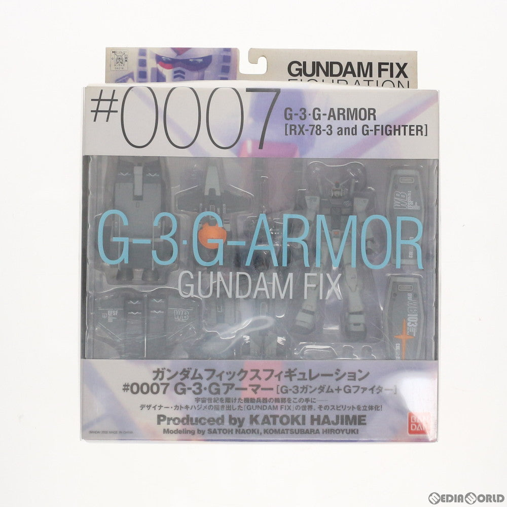 【中古即納】[FIG] GUNDAM FIX FIGURATION #0007 G-3 Gアーマー(RX-78-3 G-3ガンダム+Gファイター) 機動戦士ガンダム 完成品 可動フィギュア バンダイ(20020331)