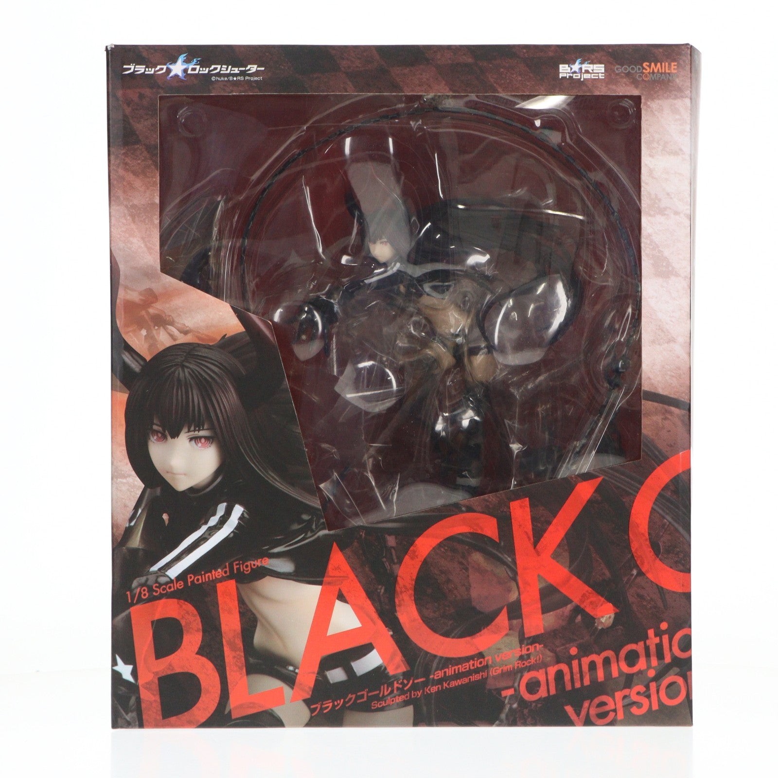 【中古即納】[FIG] ブラックゴールドソー -animation version-(アニメーションVer.) ブラック★ロックシューター 1/8 完成品 フィギュア グッドスマイルカンパニー(20110629)
