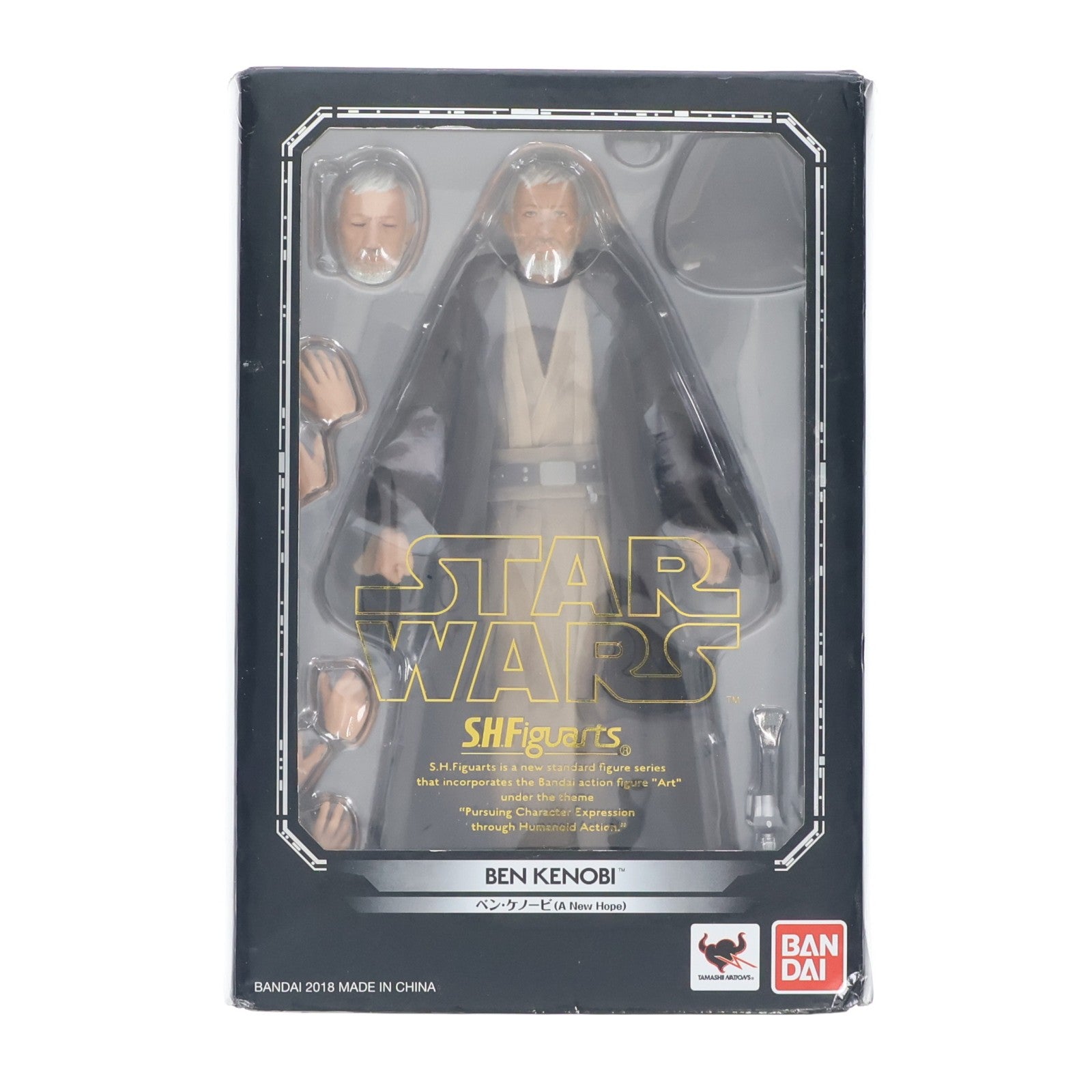 【中古即納】[FIG] S.H.Figuarts(フィギュアーツ) ベン・ケノービ(A New Hope) STAR WARS(スター・ウォーズ) エピソード4/新たなる希望 完成品 可動フィギュア バンダイ(20180629)