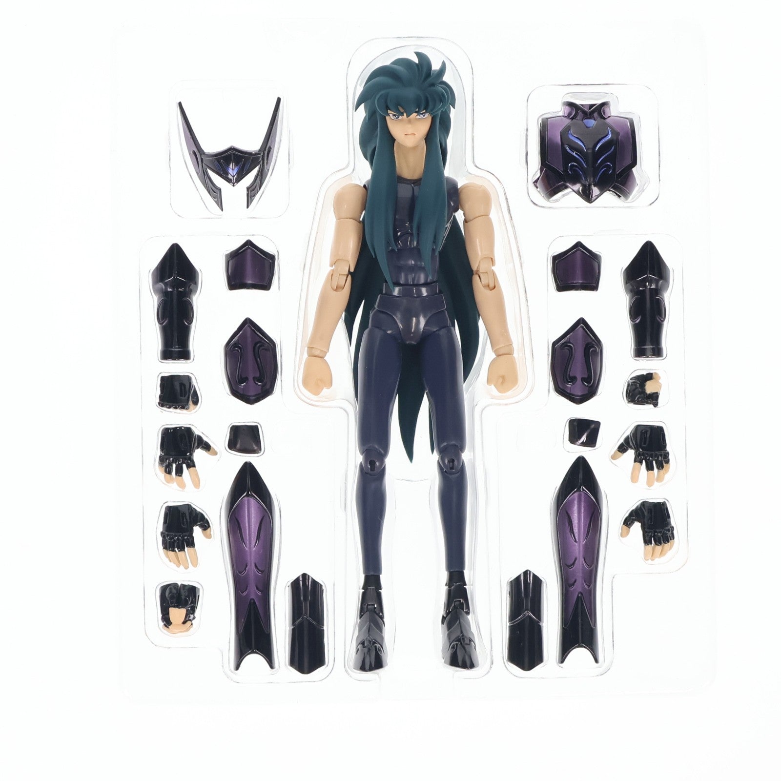 【中古即納】[FIG] 聖闘士聖衣神話 アクエリアスカミュ(冥衣) 聖闘士星矢 冥王ハーデス十二宮編 完成品 可動フィギュア バンダイ(20090228)