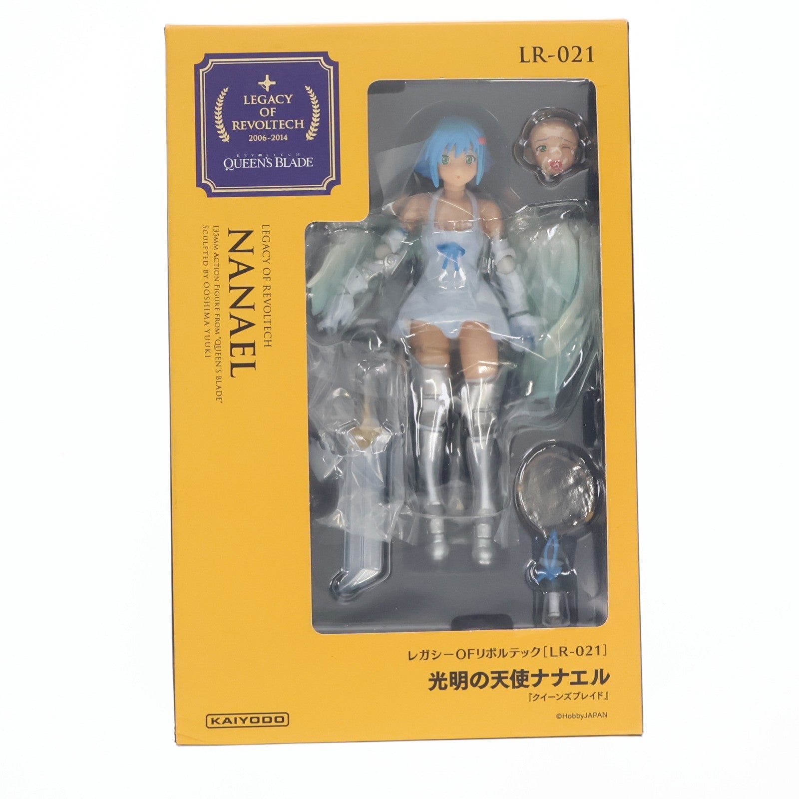【中古即納】[FIG] レガシー・オブ・リボルテック LR-021 光明の天使ナナエル クイーンズブレイド 完成品 可動フィギュア 海洋堂(20150125)
