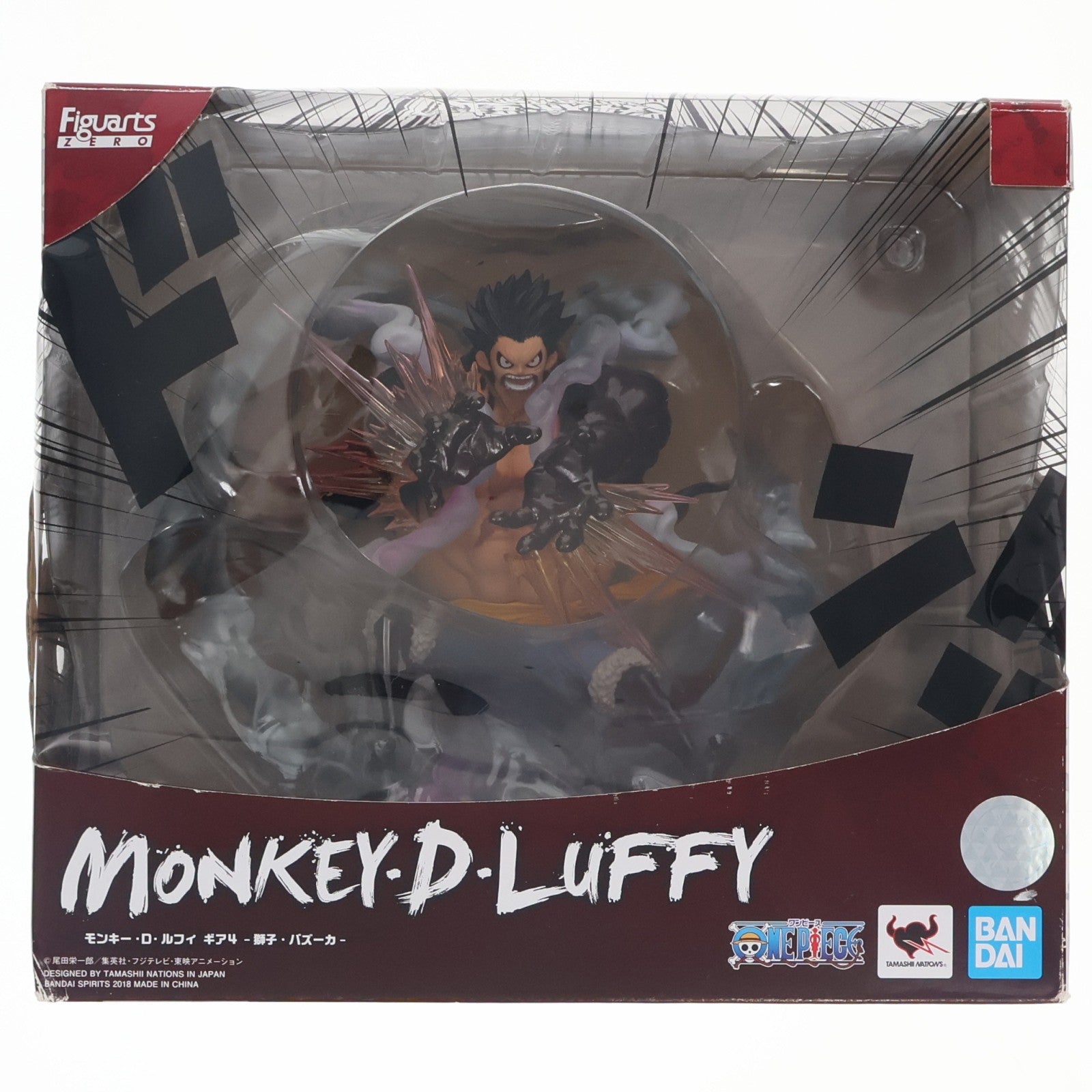 【中古即納】[FIG] フィギュアーツZERO モンキー・D・ルフィ ギア4-獅子・バズーカ- ONE PIECE(ワンピース) 完成品 フィギュア バンダイスピリッツ(20181117)