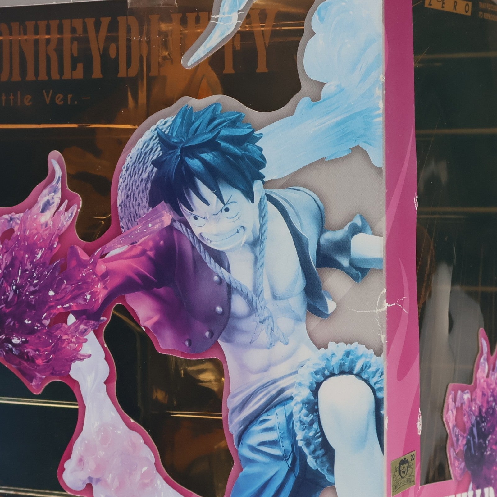【中古即納】[FIG] (再販) フィギュアーツZERO モンキー・D・ルフィ -Battle Ver. ゴムゴムの火拳銃- ONE PIECE(ワンピース) 完成品 フィギュア バンダイ(20140412)