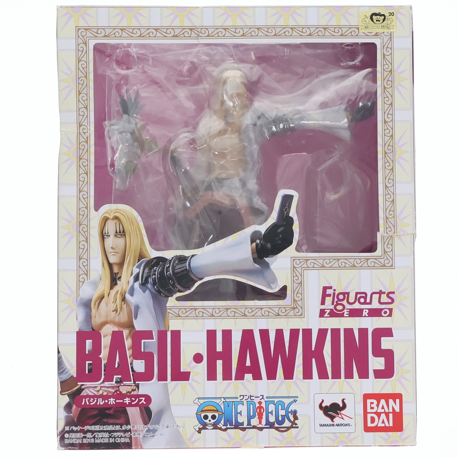 【中古即納】[FIG] フィギュアーツZERO バジル・ホーキンス ONE PIECE(ワンピース) 完成品 フィギュア バンダイ(20130316)