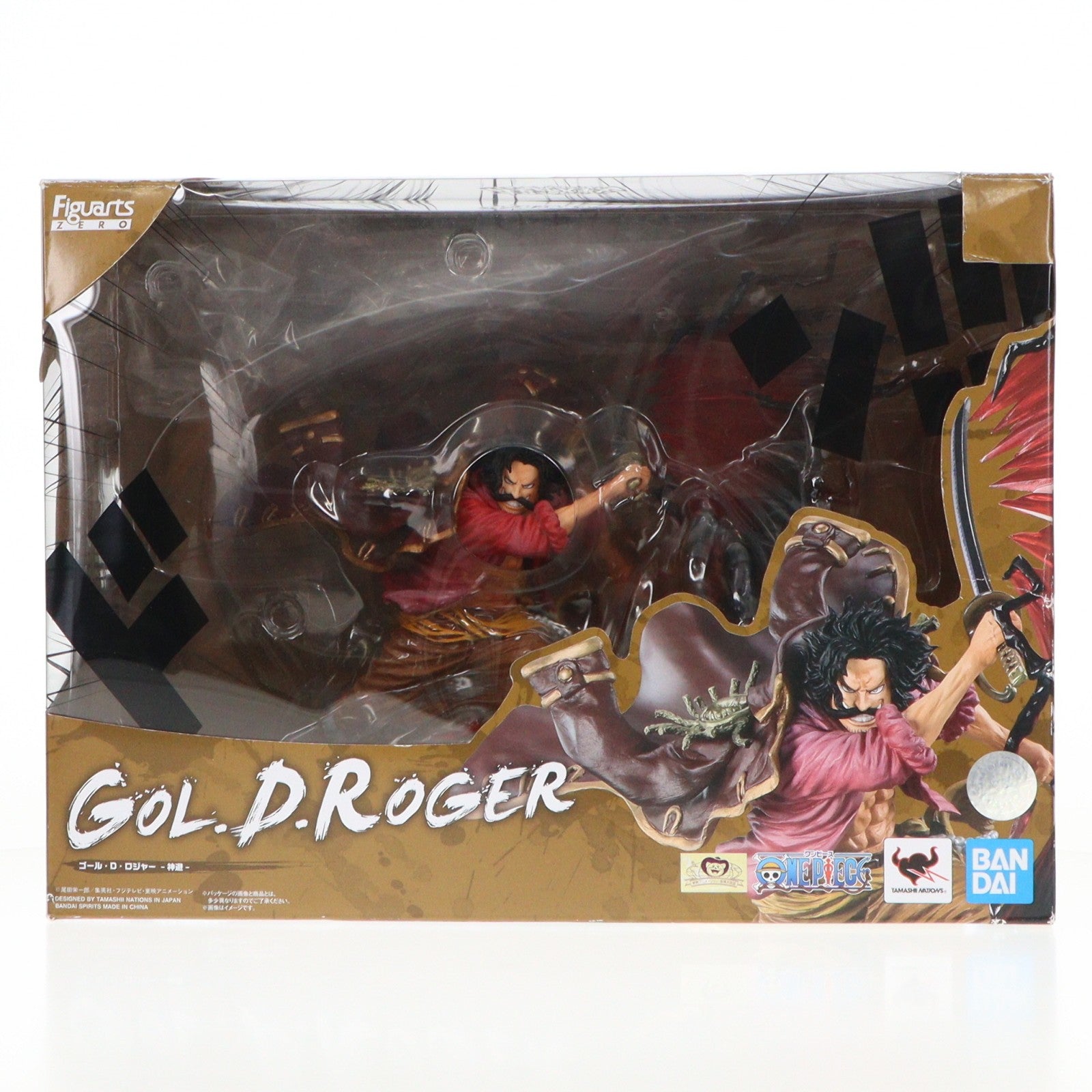 【中古即納】[FIG] フィギュアーツZERO [EXTRA BATTLE] ゴール・D・ロジャー -神避- ONE PIECE(ワンピース) 完成品 フィギュア バンダイスピリッツ(20210828)