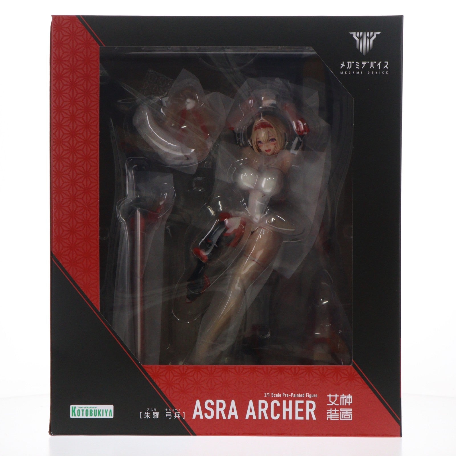 【中古即納】[FIG] メガミデバイス 朱羅 弓兵(あすら きゅうへい) 2/1 完成品 フィギュア(PP955) コトブキヤ(20230601)