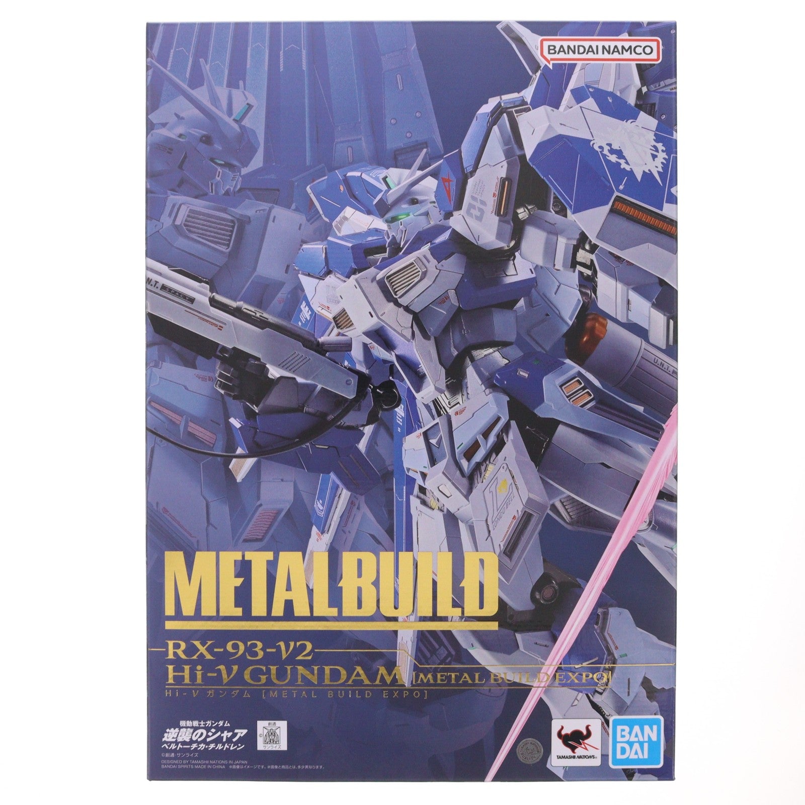 【中古即納】[FIG] 魂ウェブ商店限定 METAL BUILD Hi-νガンダム[METAL BUILD EXPO] 機動戦士ガンダム 逆襲のシャア ベルトーチカ・チルドレン 完成品 可動フィギュア バンダイスピリッツ(20260316)