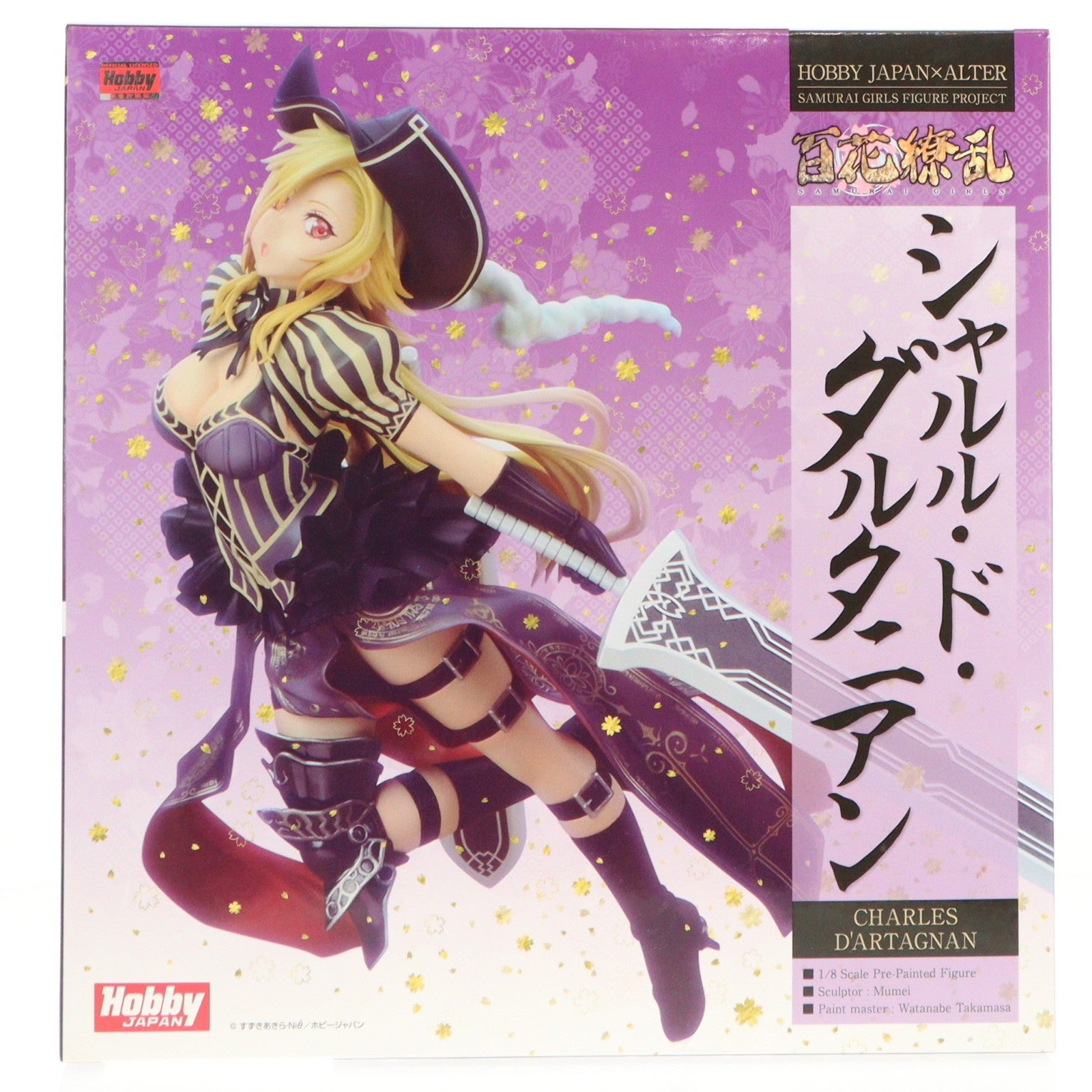 【中古即納】[FIG] ダルタニアン 通常版 百花繚乱 1/8 完成品 フィギィア 月刊ホビージャパン誌上通販&オンラインショップ限定 ホビージャパン/アルター(20160228)