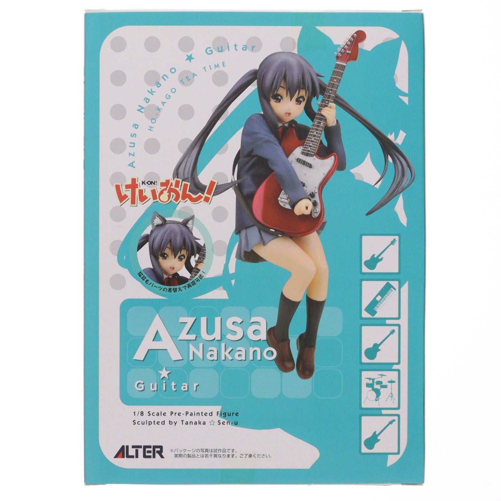 【中古即納】[FIG] 中野梓(なかのあずさ) けいおん! 1/8 完成品 フィギュア アルター(20100623)