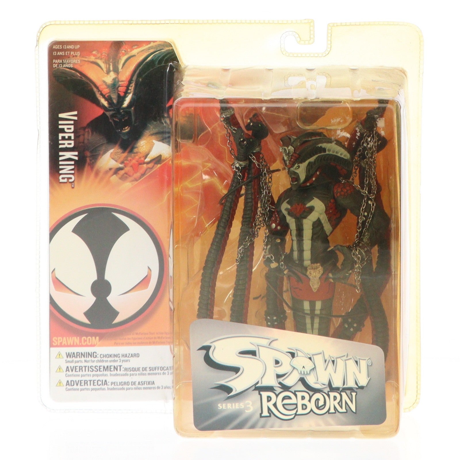 【中古即納】[FIG] スポーン アクションフィギュア シリーズ3 Viper King(バイパーキング) SPAWN REBORN(スポーン・リボーン) 完成品 可動フィギュア マクファーレン・トイズ(20050731)