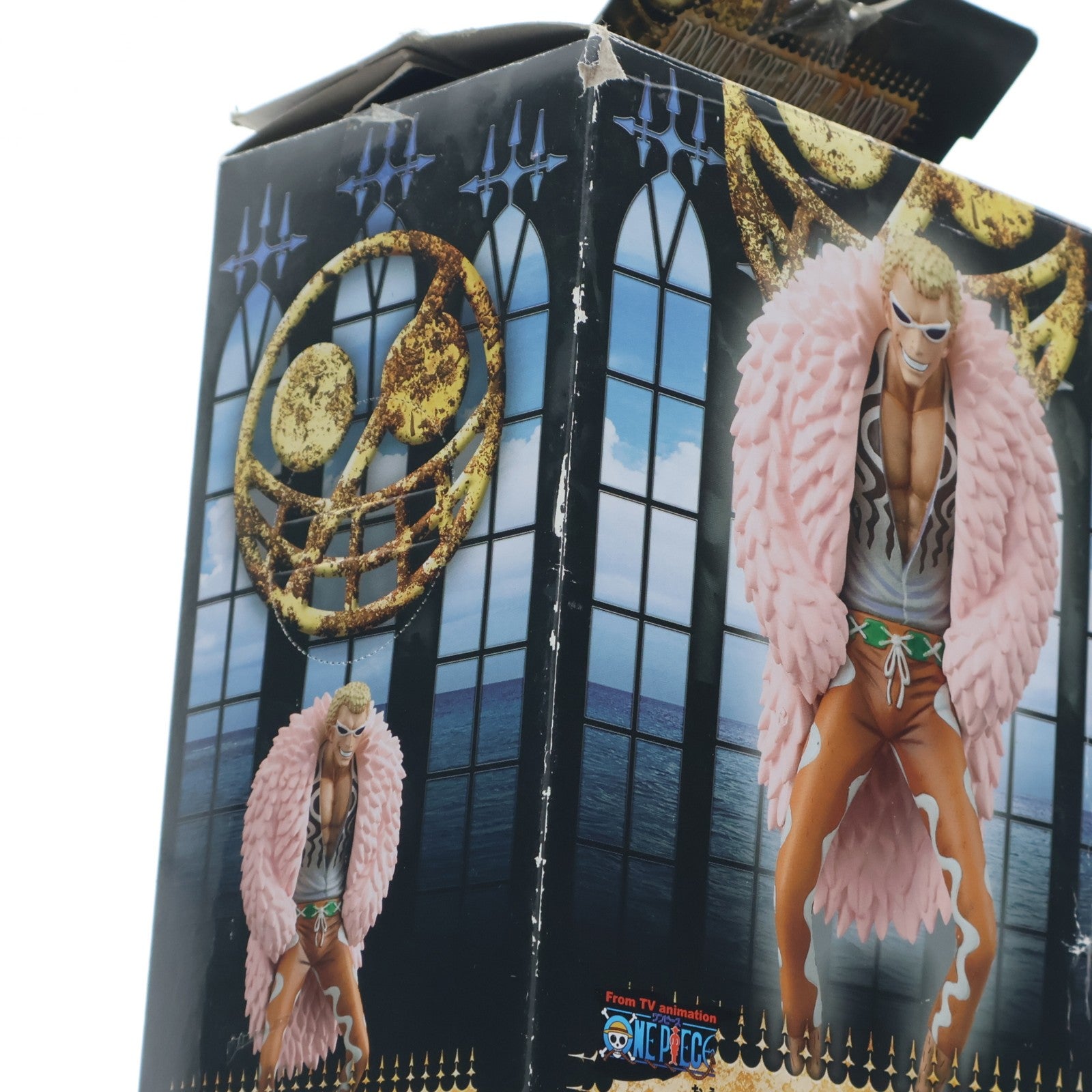 【中古即納】[FIG] ドンキホーテ・ドフラミンゴ ワンピース DX王下七武海フィギュアvol.1 ONE PIECE プライズ(46782) バンプレスト(20100831)