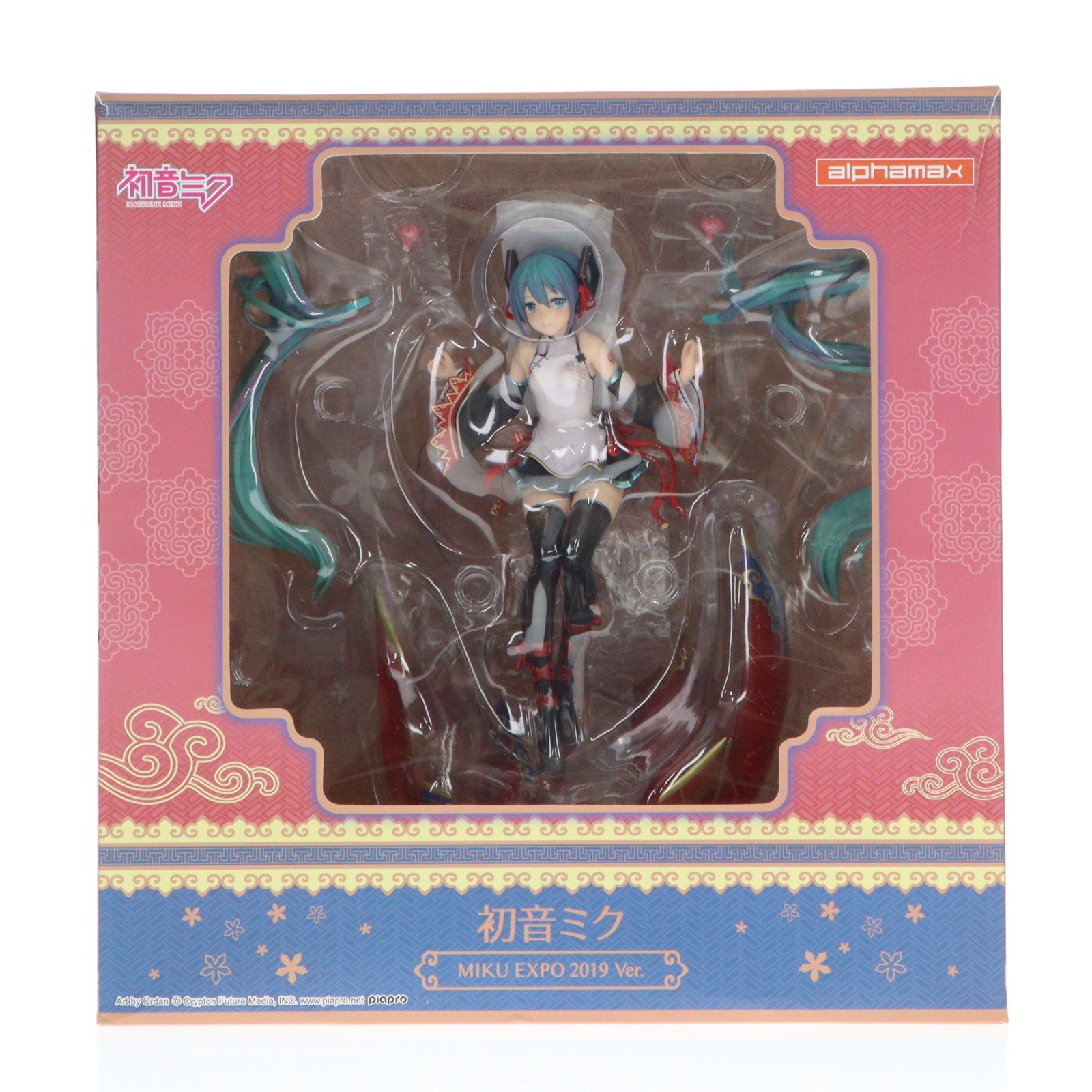 【中古即納】[FIG] 初音ミク MIKU EXPO 2019 Taiwan & Hong Kong Ver. キャラクター・ボーカル・シリーズ01 初音ミク 1/8 完成品 フィギュア(AX-0212) アルファマックス(20210314)