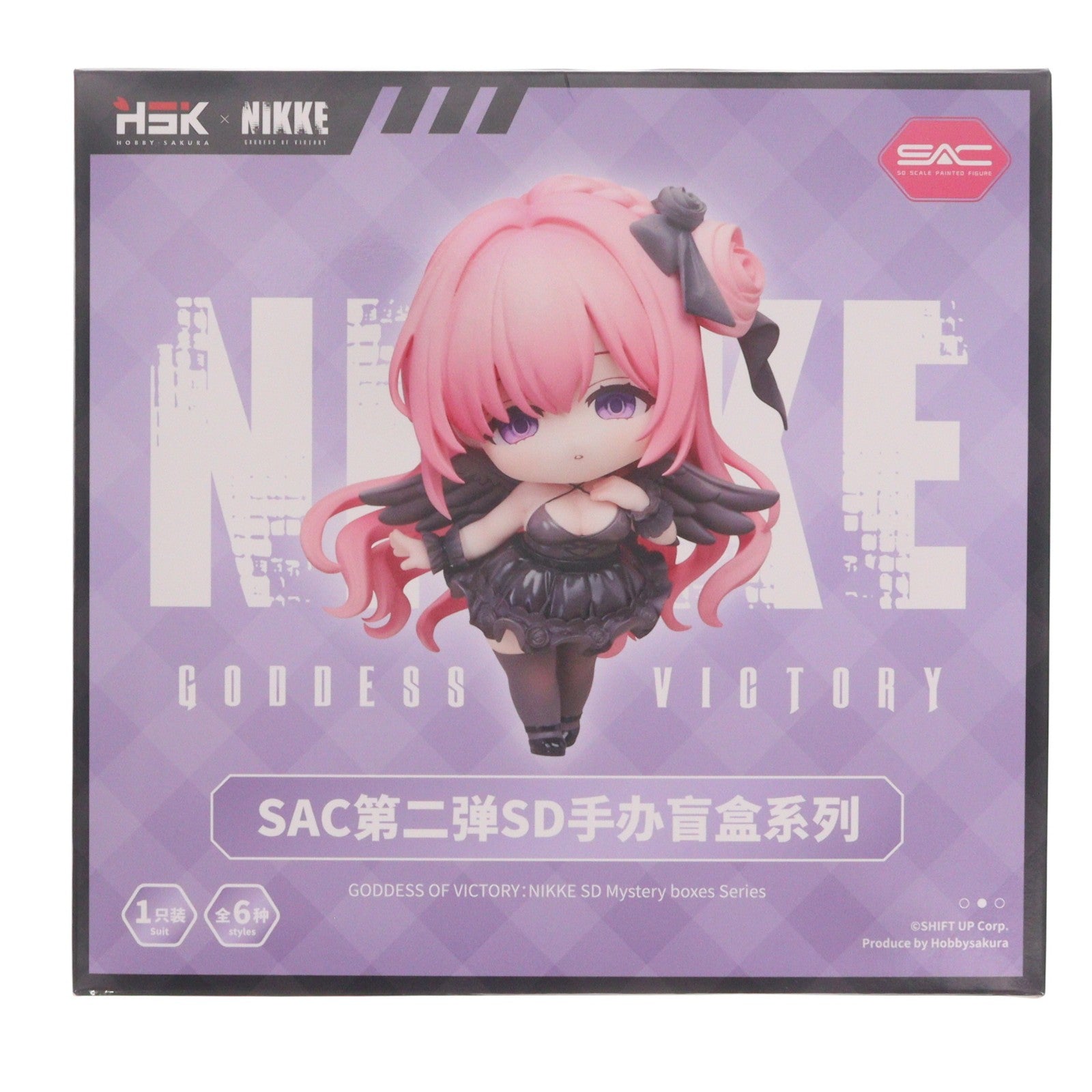 【中古即納】[FIG] (単品) D:キラーワイフ 勝利の女神:NIKKE(ニケ) SACシリーズ Vol 2 デフォルメフィギュア コンプリートBOX HOBBY SAKURA(ホビーサクラ)(20260118)