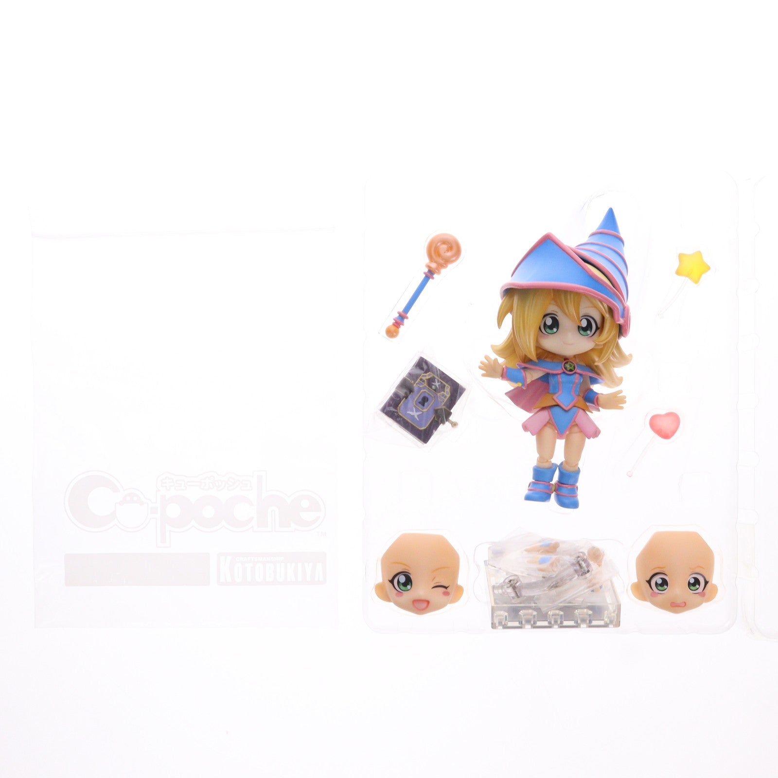 【中古即納】[FIG] キューポッシュ ブラック・マジシャン・ガール 遊☆戯☆王デュエルモンスターズ 完成品 可動フィギュア(AD005) コトブキヤ(20130719)