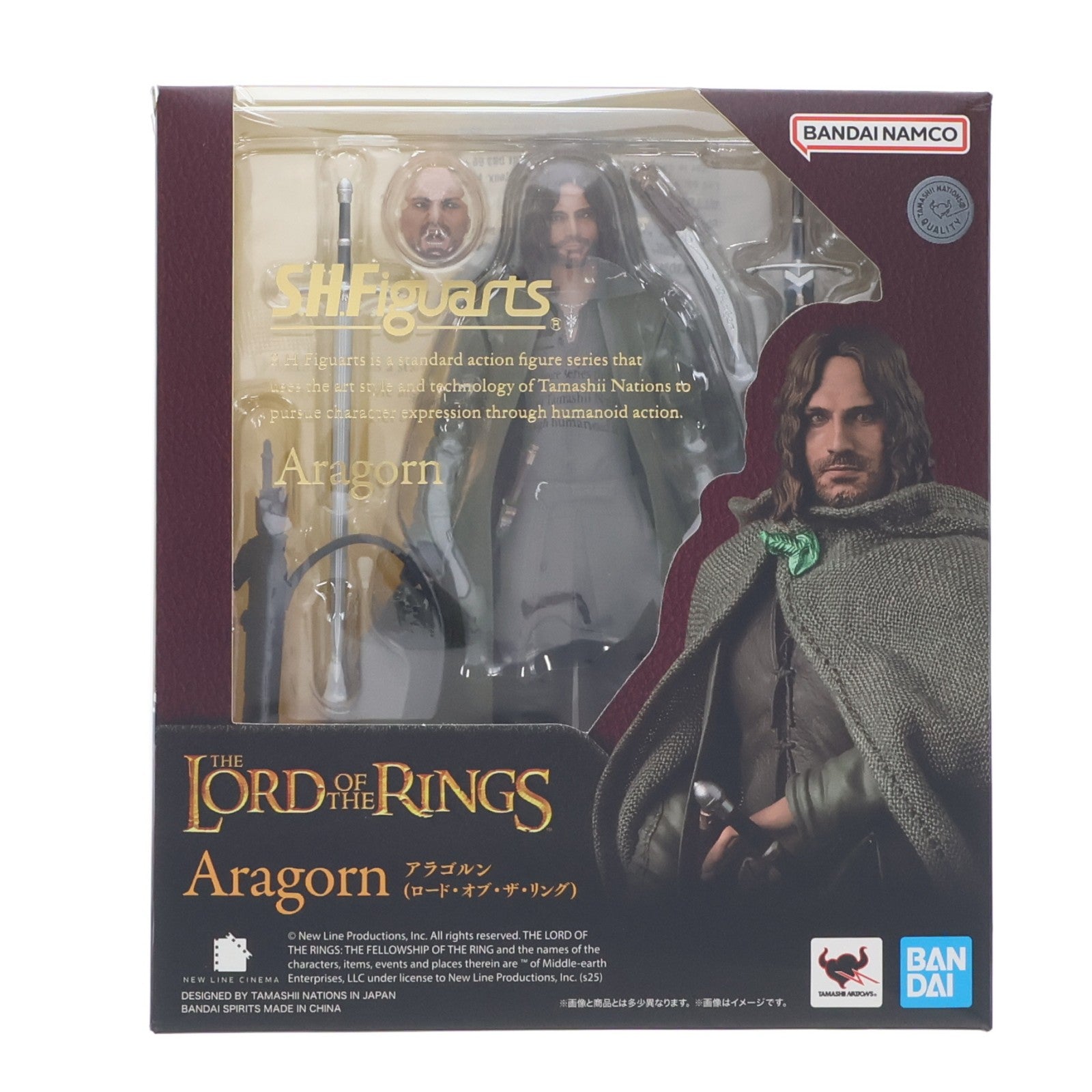 【中古即納】[FIG] S.H.Figuarts(フィギュアーツ) アラゴルン(ロード・オブ・ザ・リング) 完成品 可動フィギュア バンダイスピリッツ(20250621)