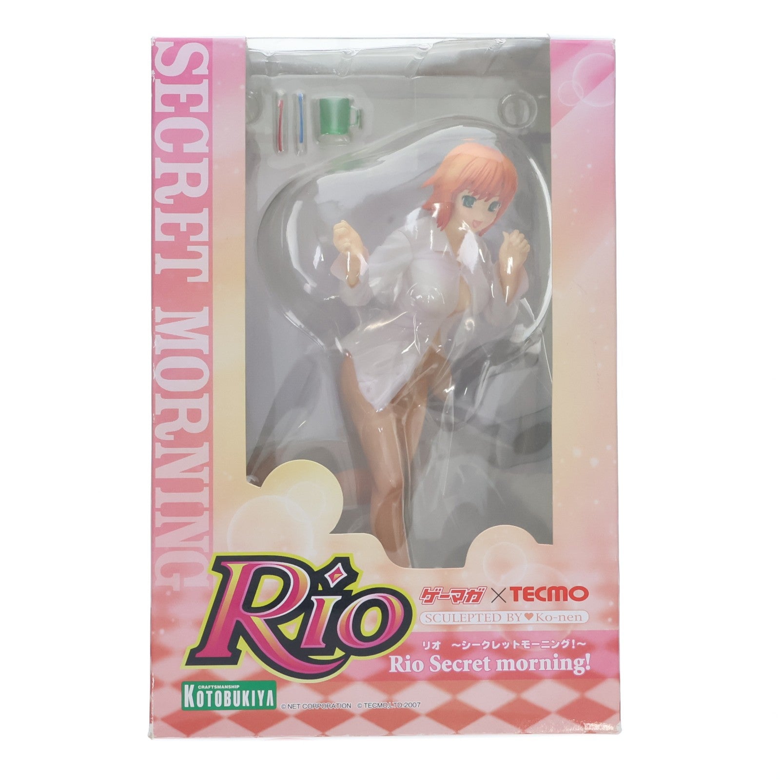 【中古即納】[FIG] Rio Secret Morning!(リオ シークレットモーニング!) リオパラダイス 1/8 完成品 フィギュア ゲーマガ誌上通販&一部オンラインショップ限定 コトブキヤ(20071231)